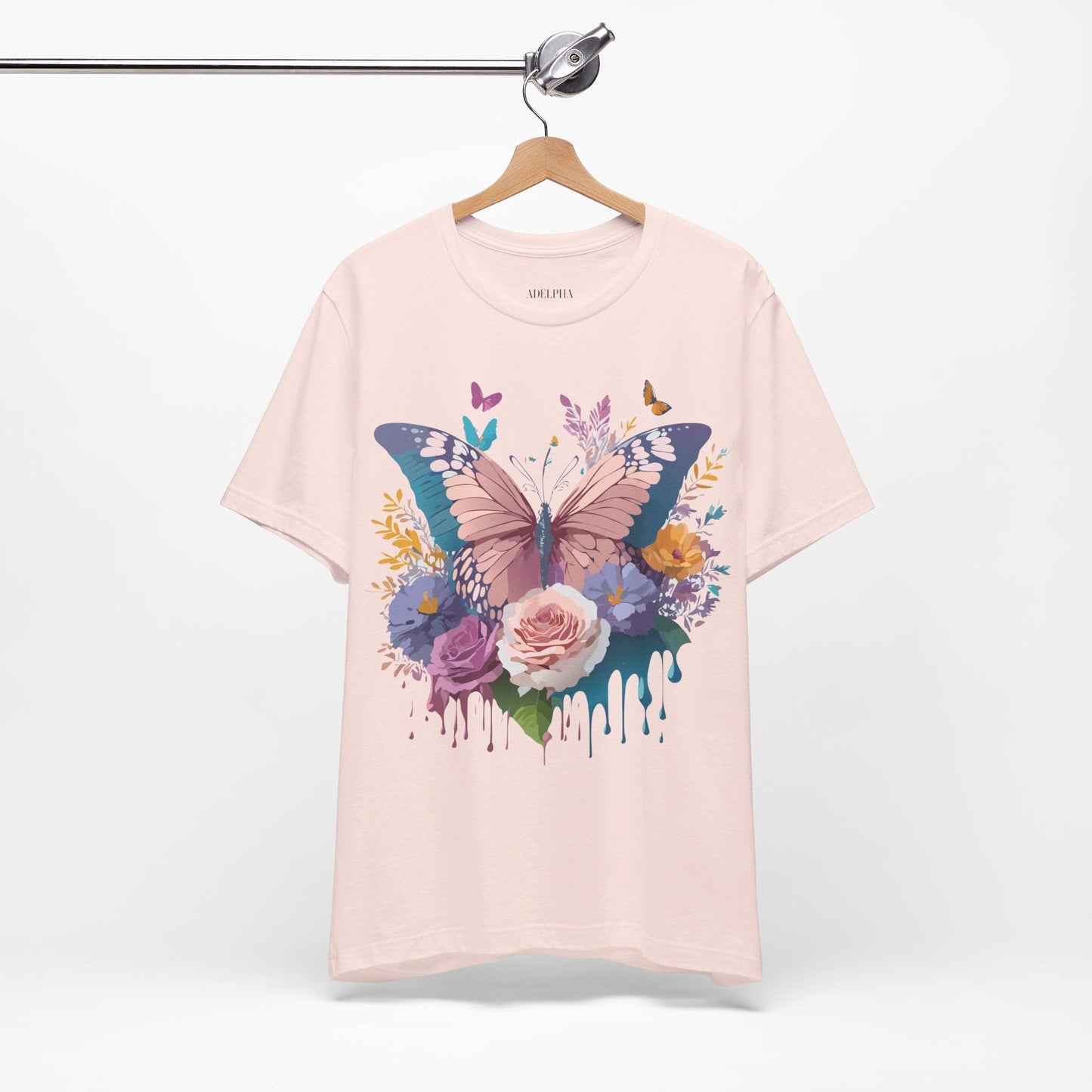 Butterfly Graphic Tee Unisex Short Sleeve Artwork By Adelpha