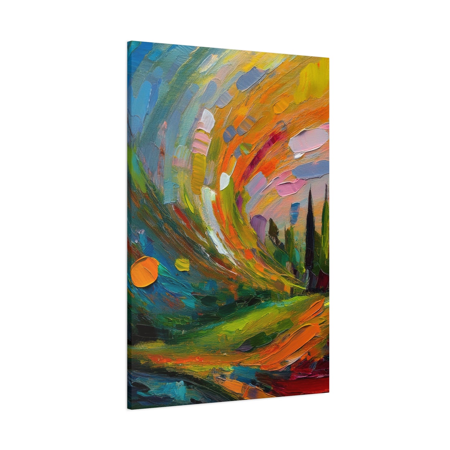 Abstract Oil Painting Print Canvas 20x24,20x30,24x30 24x32,24x36,30x40 32x48,36x48,40x60 Pine-Wood Inner Frame ABS-119
