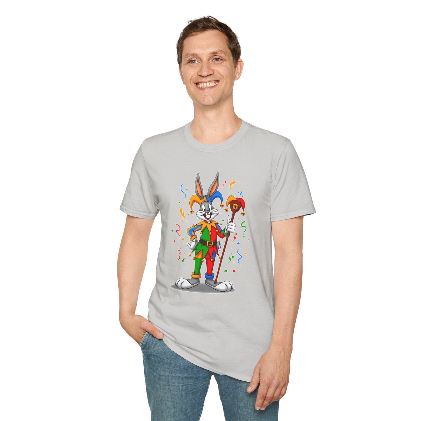 Bugs Bunny Shirt Unisex Short Sleeve T Shirt Cartoon On T Shirt Animation Tee Gildan Softstyle 64000
