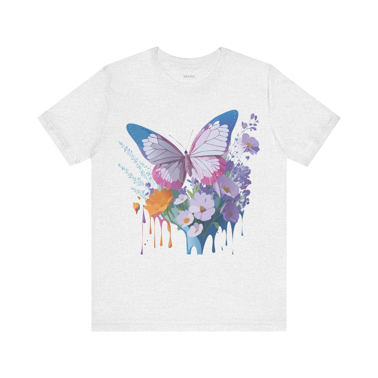 Unisex Butterfly Graphic Tee Adelpha Art Design Vintage Inspired Jersey Tee