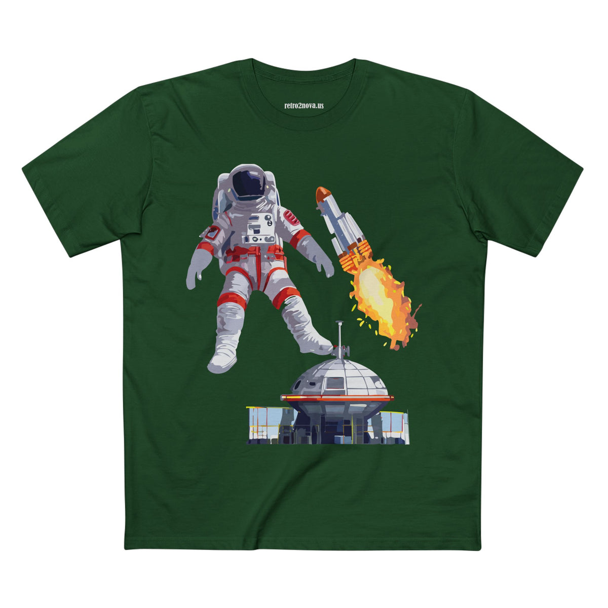 Cosmos Astronaut Graphic Tee Staple Unisex 100 Cotton Tee Shirt - CS-41