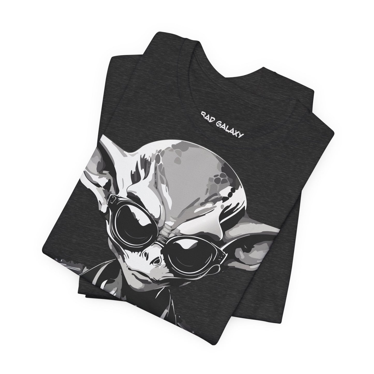 Tee Shirt With Alien From Bad Galaxy 100 Percent Cotton Made In USA Free Shipping