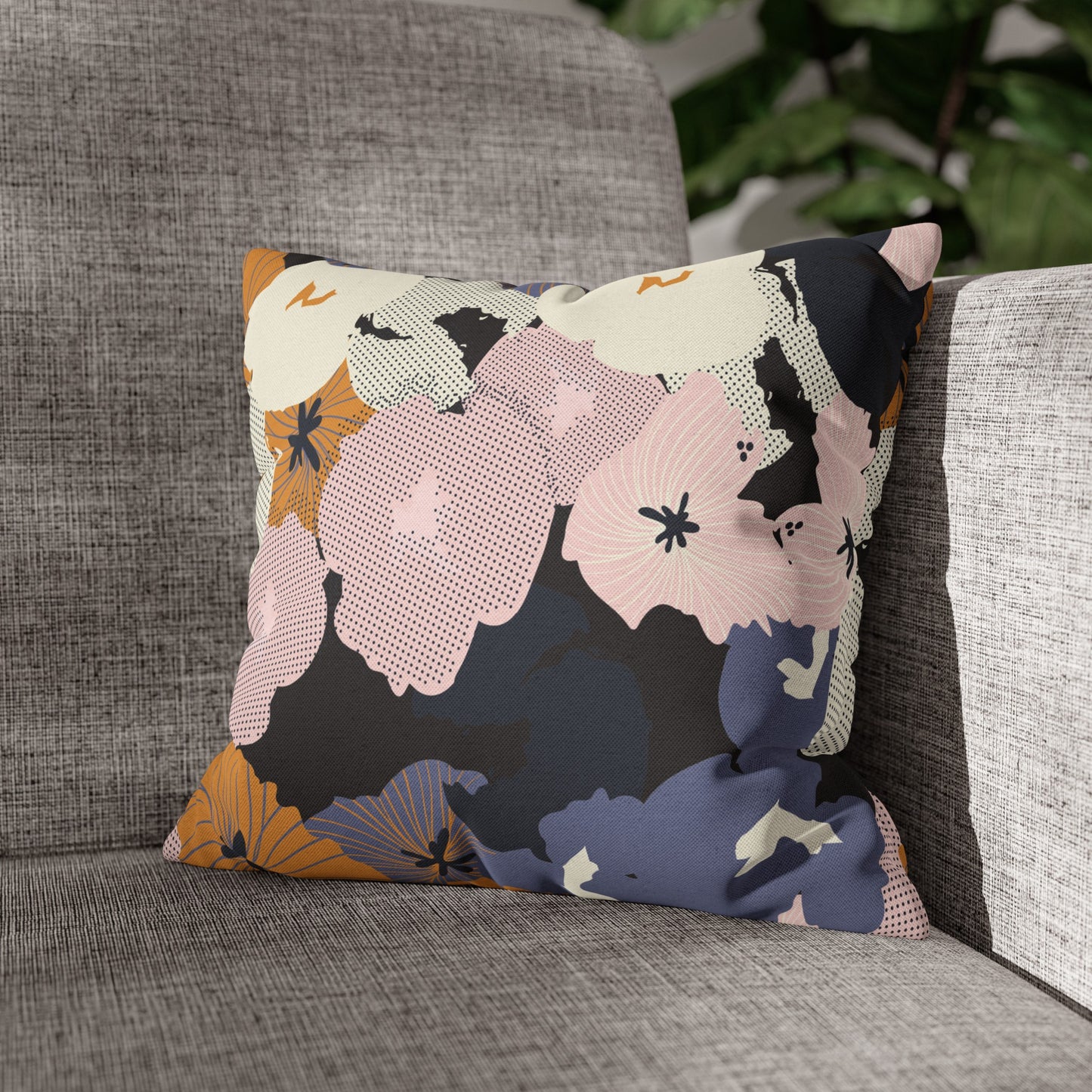 Floral Poly Pillowcase