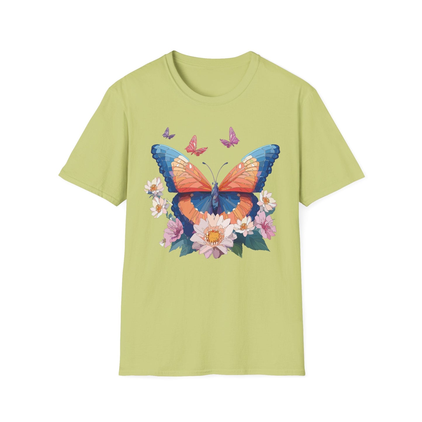 Monarch Butterfly Unisex Softstyle Tee Gildan 64000 Lightweight Breathable 100 Cotton Tee