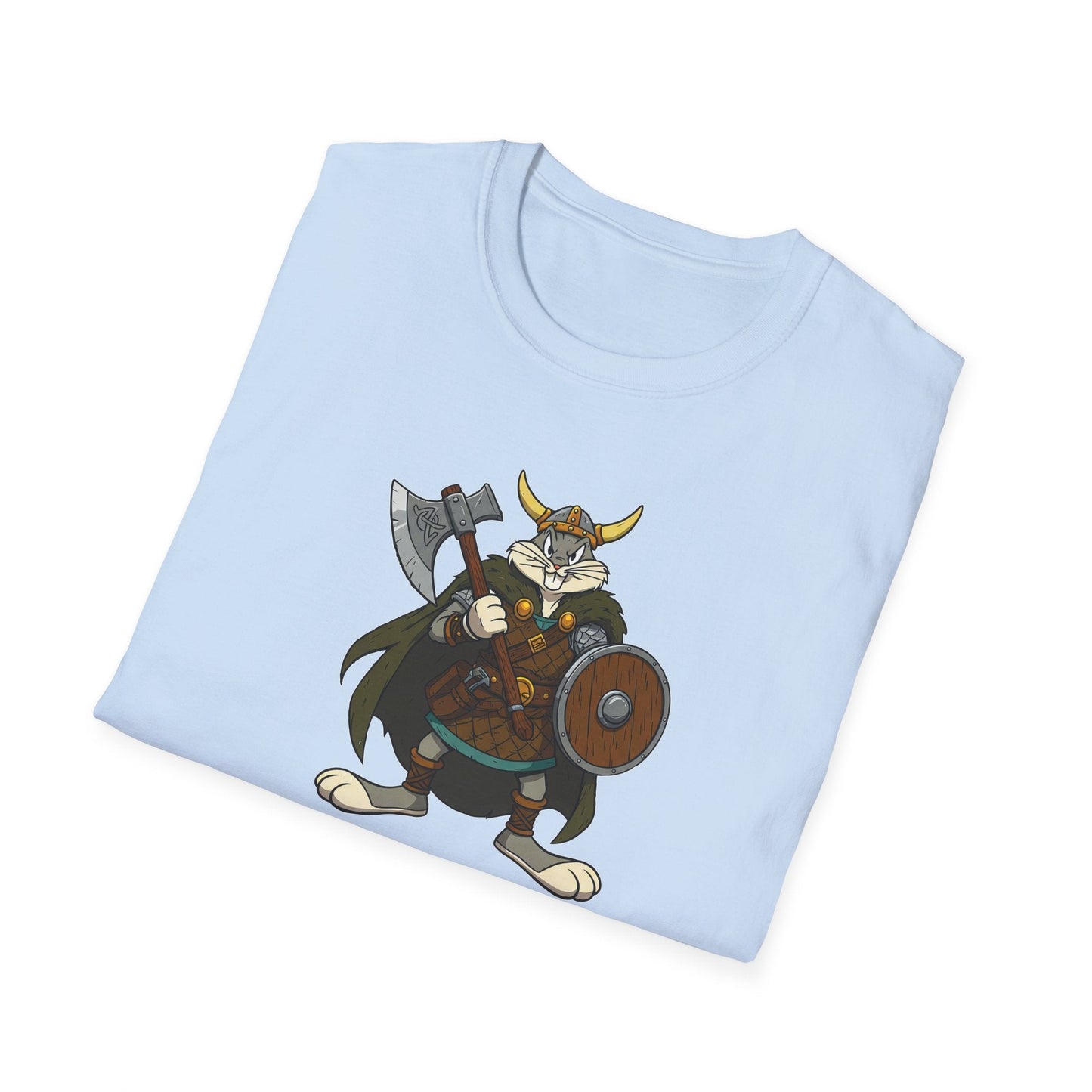 Bugs Bunny T Shirt Cartoon Design Unisex Graphic Tee Gildan Softstyle 64000 Animation Artwork