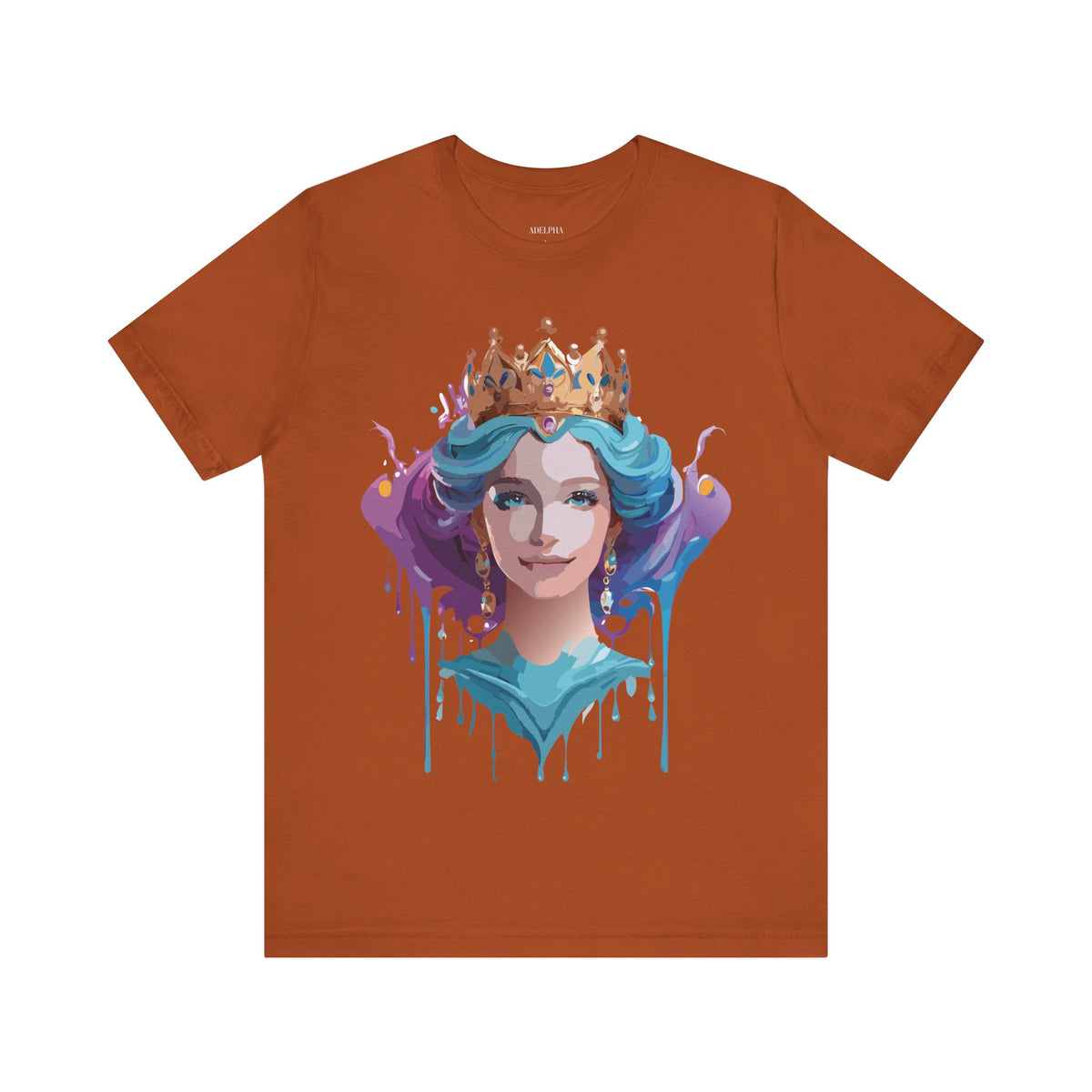 Queen Graphic Unisex Cotton Bella+Canvas Tee with Art Design m175