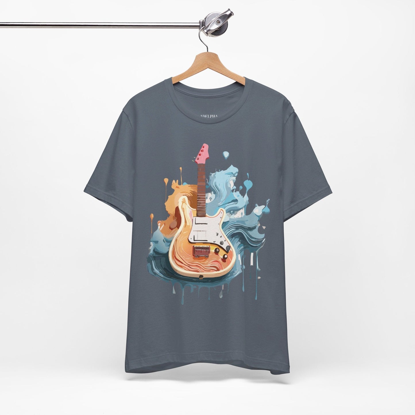 Music T Shirt Graphic Tee Unisex Short Sleeve Vintage Inspired Artwork Adelpha Collection