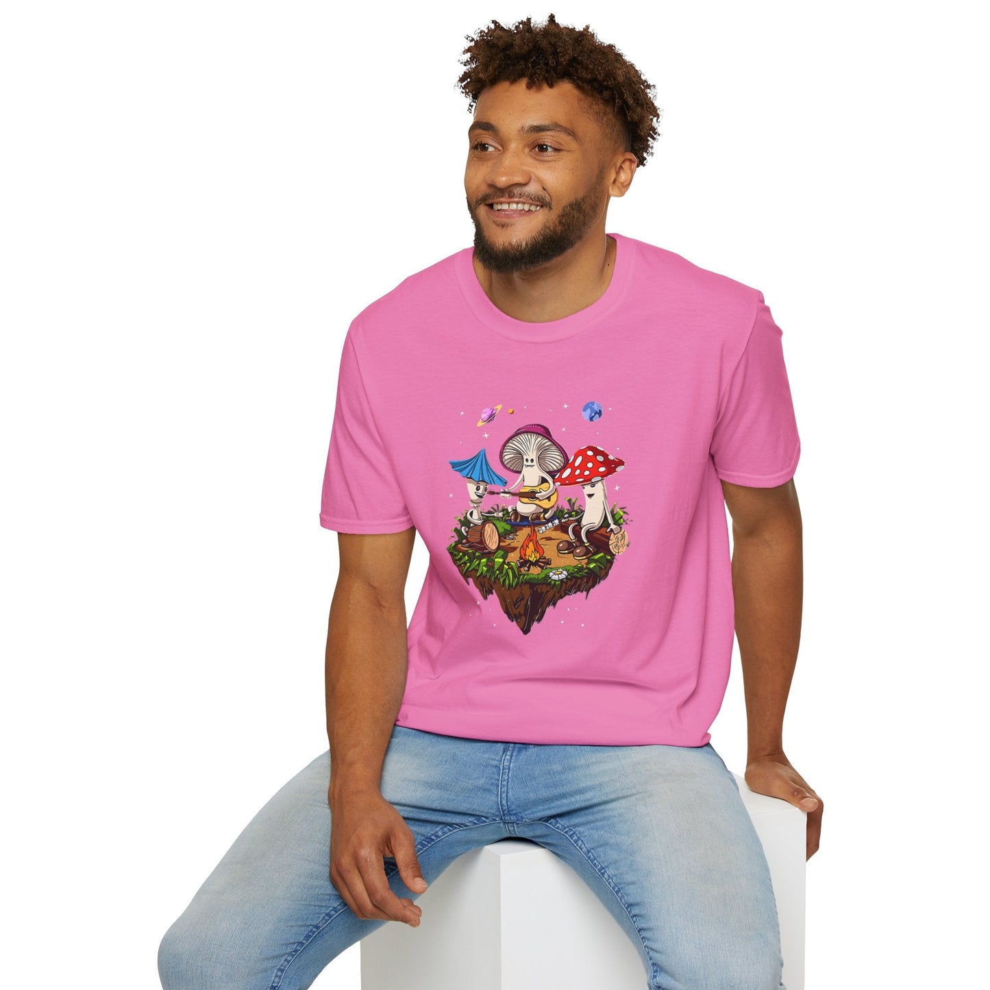 Mashroom Tee Shirt Unisex Funny Mashroom Design Gildan Softstyle 64000 Tee Softstyle Comfort