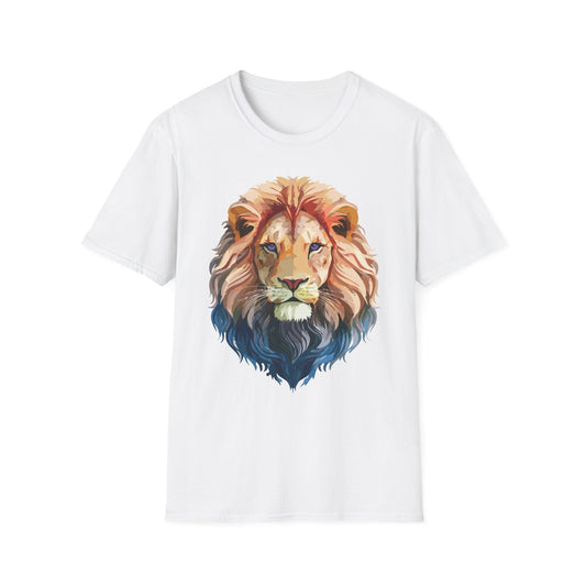 Lion Shirt Unisex Animal Tee Ring Spun Cotton Softstyle Tee Gildan