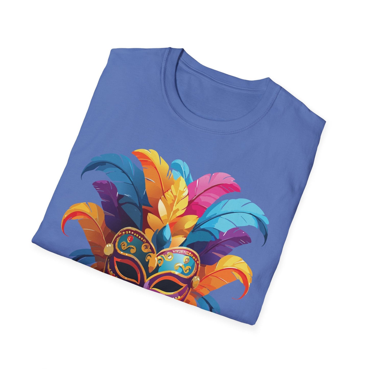 Mask Graphic Unisex Cotton Masquerade Design Artwork Tee 8
