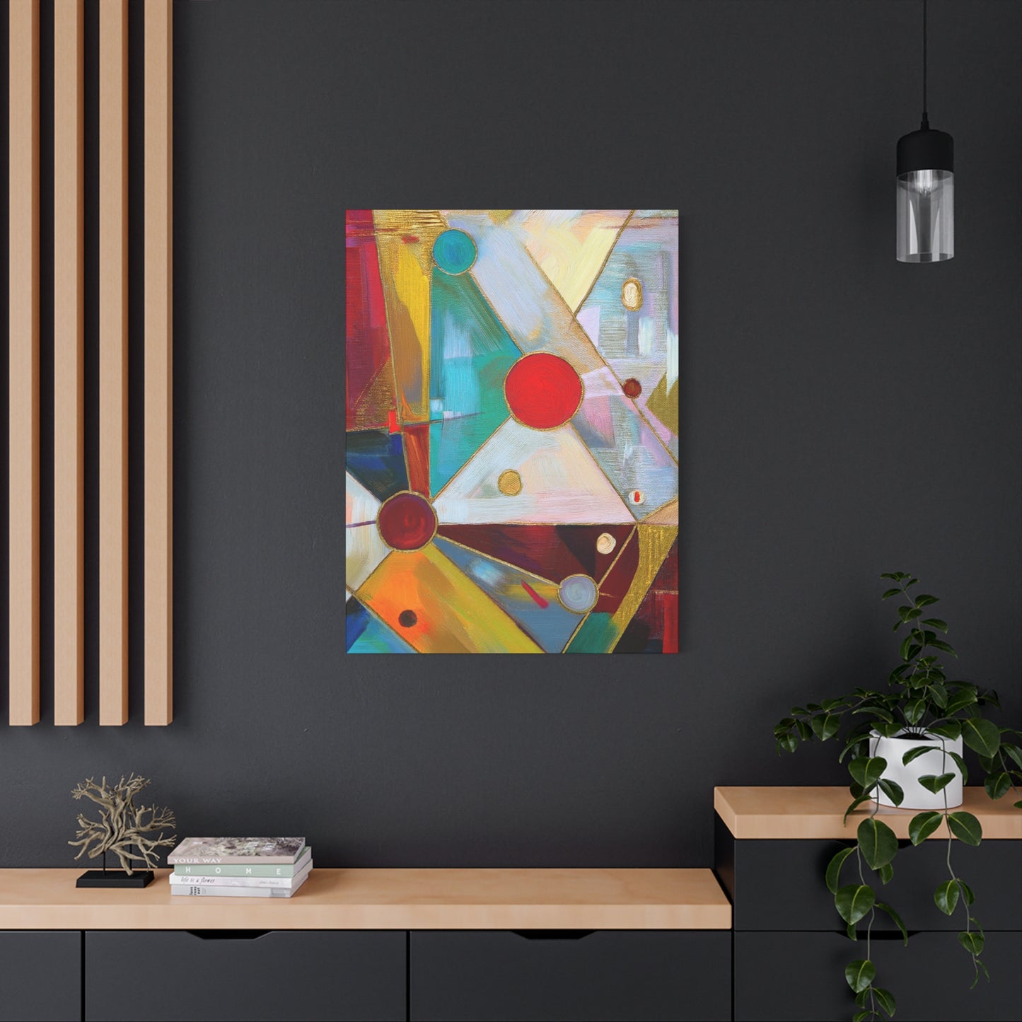 Abstract Oil Painting Print Canvas 20x24,20x30,24x30 24x32,24x36,30x40 32x48,36x48,40x60 Pine-Wood Inner Frame ABS-177