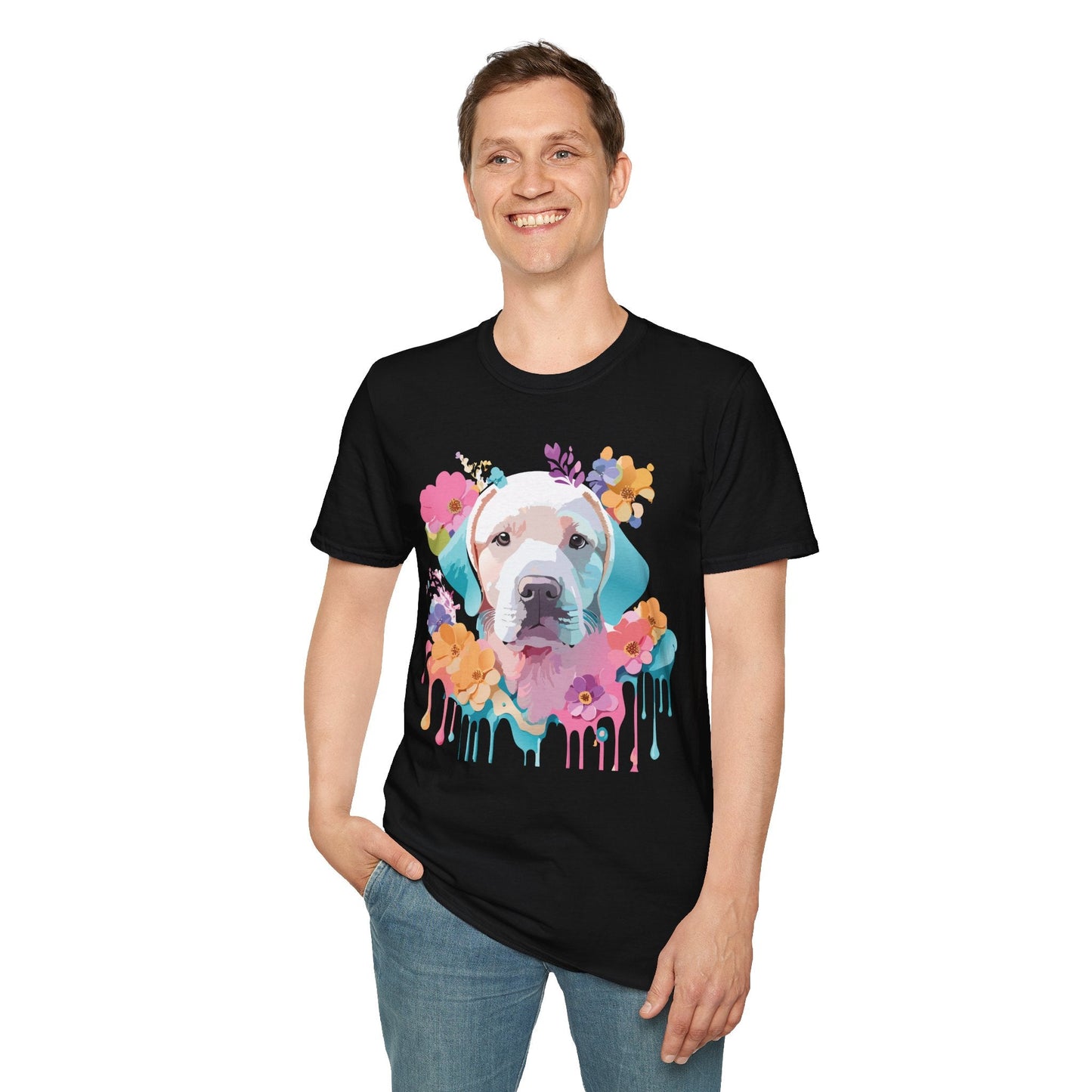 Dog Shirt Unisex Animal Tee Softstyle Gildan 64000 Short Sleeve Tee