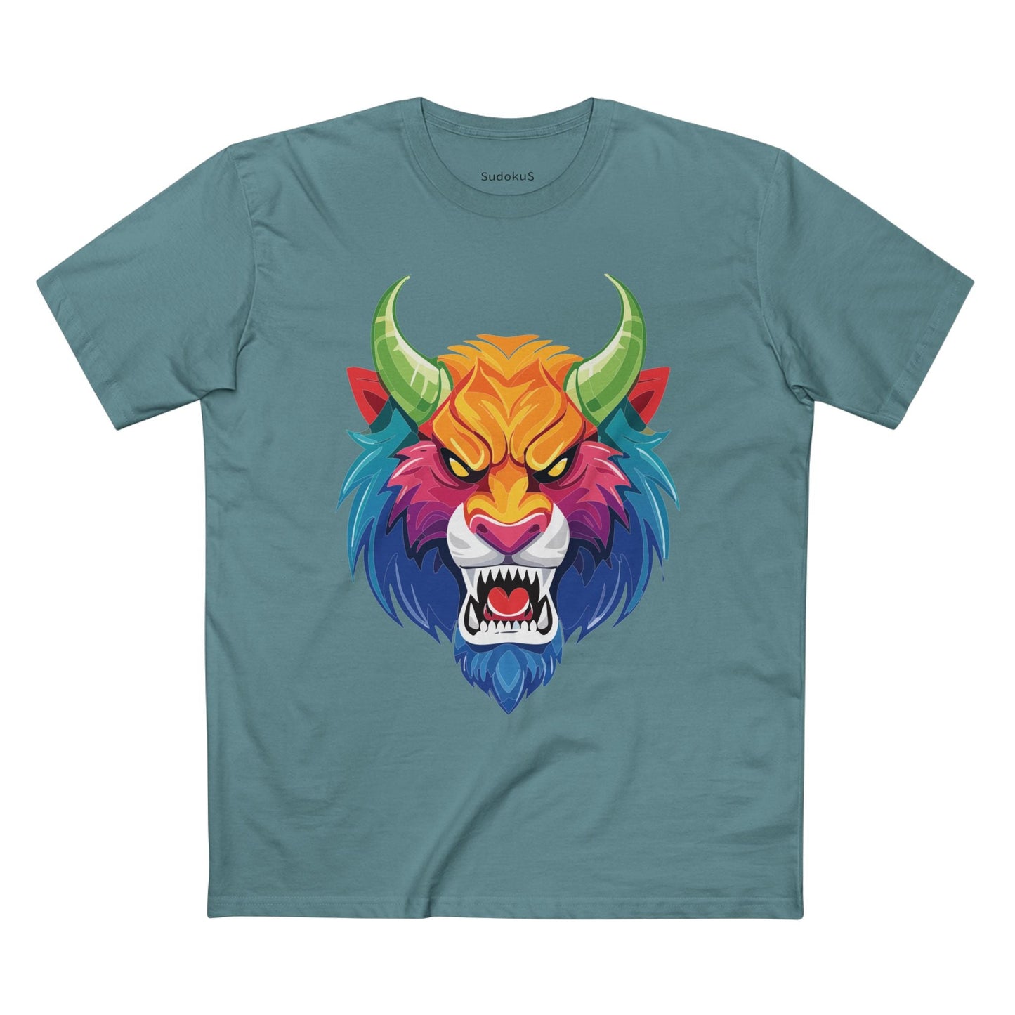 Cartoon Monsters Graphic Unisex 100 Cotton Staple Tee 22