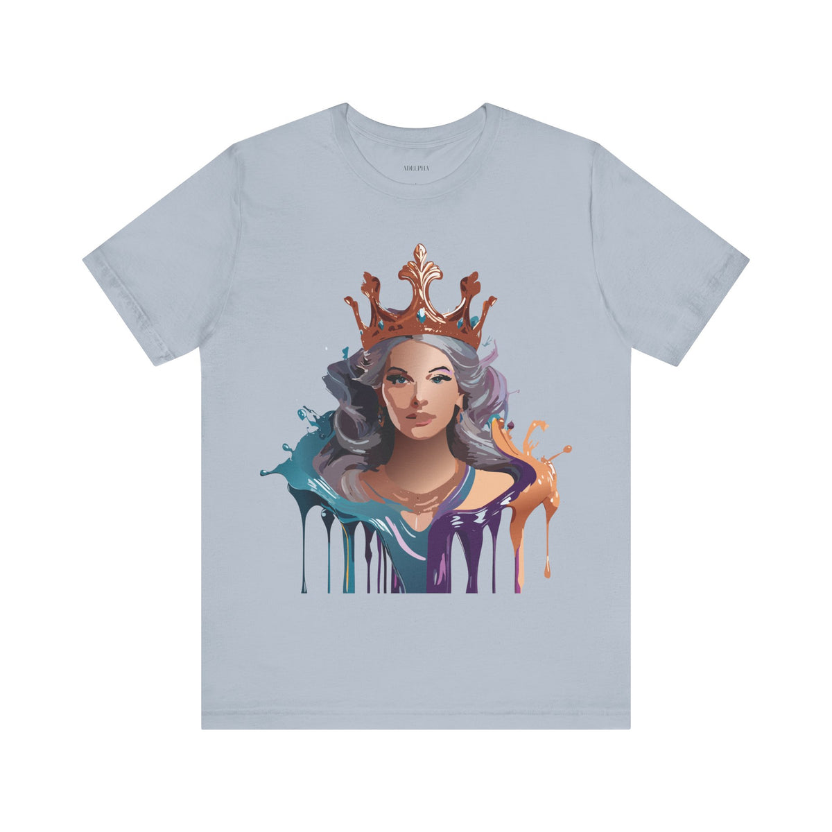 Queen Graphic Unisex Cotton Bella+Canvas Tee with Art Design m184