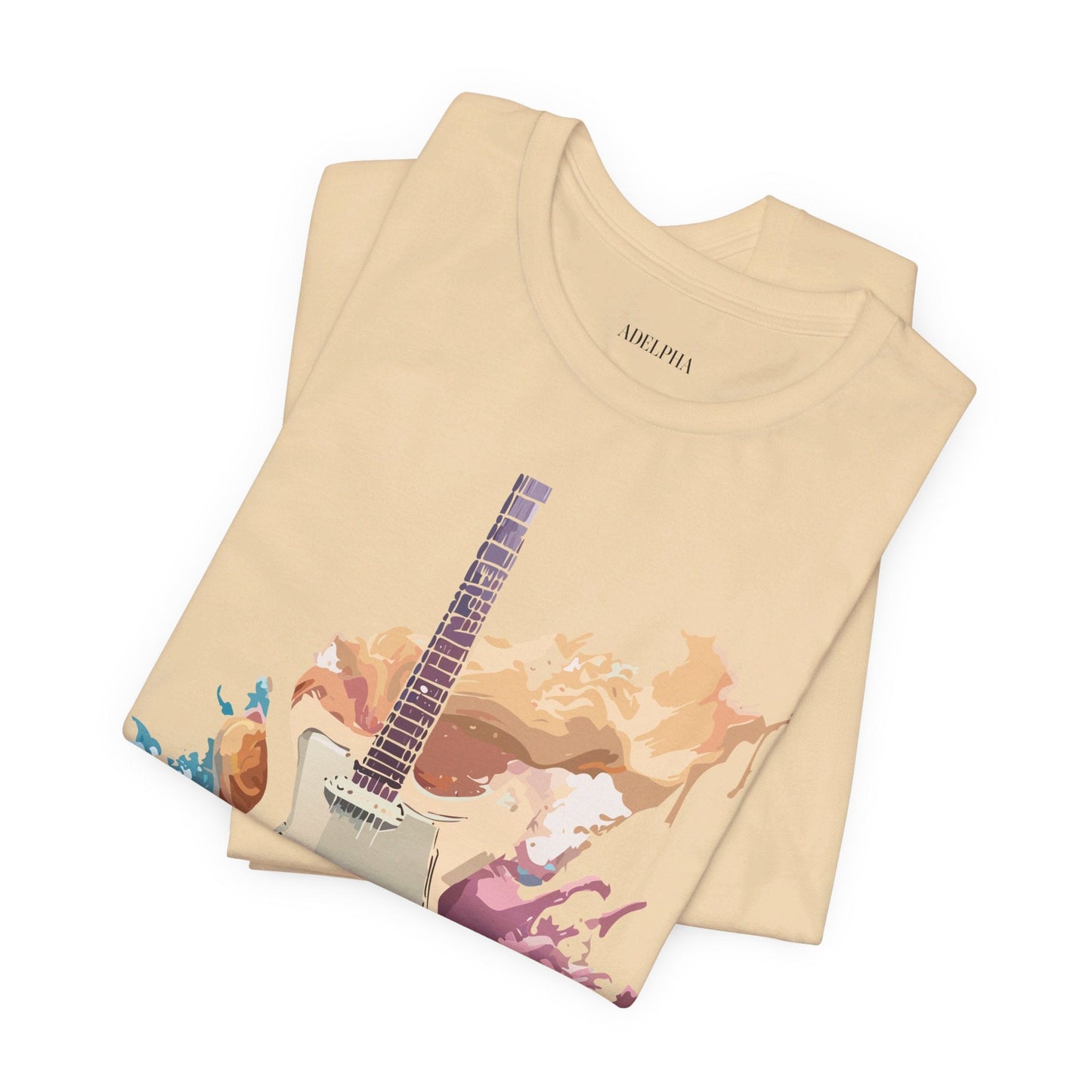 Adelpha Graphic Music T Shirt Unisex Vintage Inspired Art Tee With Original Artwork