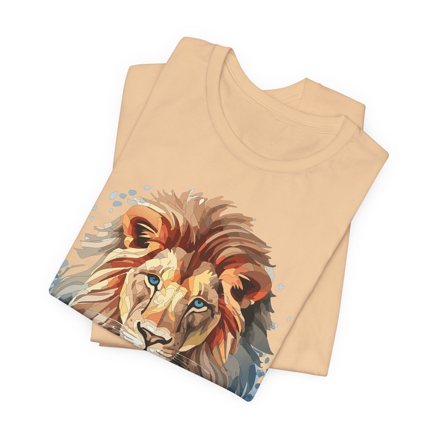 Lion Shirt, Animal Shirt, T-Shirt with Lion, Art Design Tee, Animal Tees, Safari T-Shirt 12