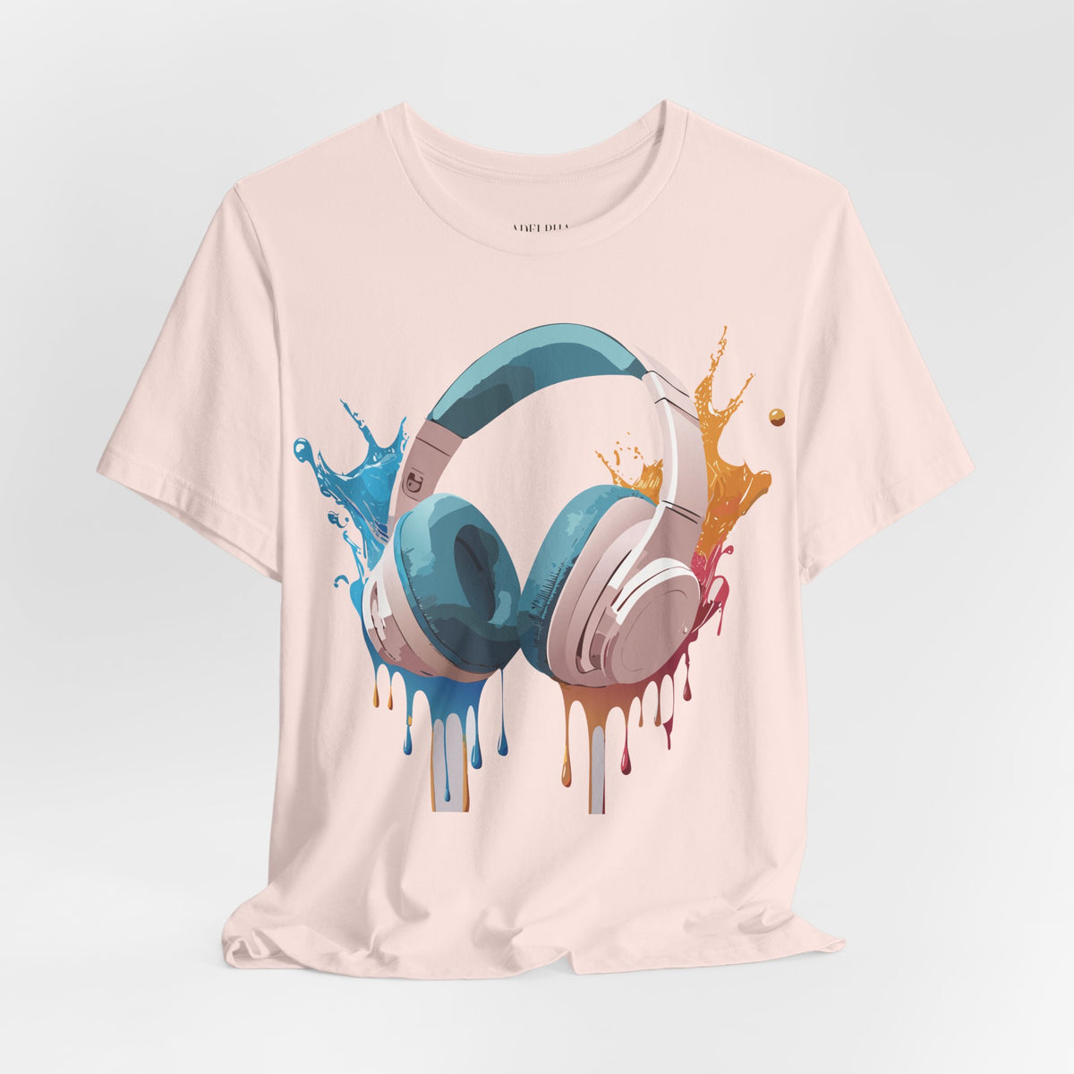 Music Graphic Unisex Cotton Bella+Canvas Tee with Art Design m146