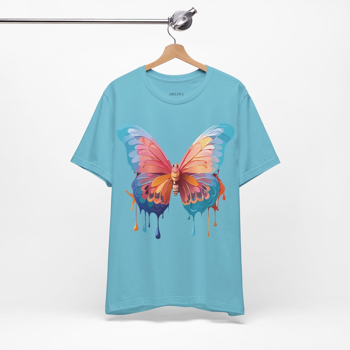 Butterfly Graphic Tee By Adelpha Unisex Short Sleeve Jersey Shirt