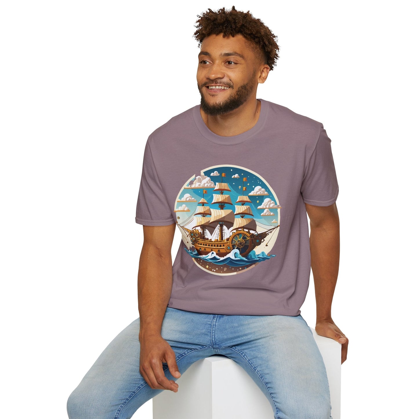 Ship T Shirts Frigate T Shirts Vessel Tee Shirt Unisex Gildan Softstyle 64000 Premium