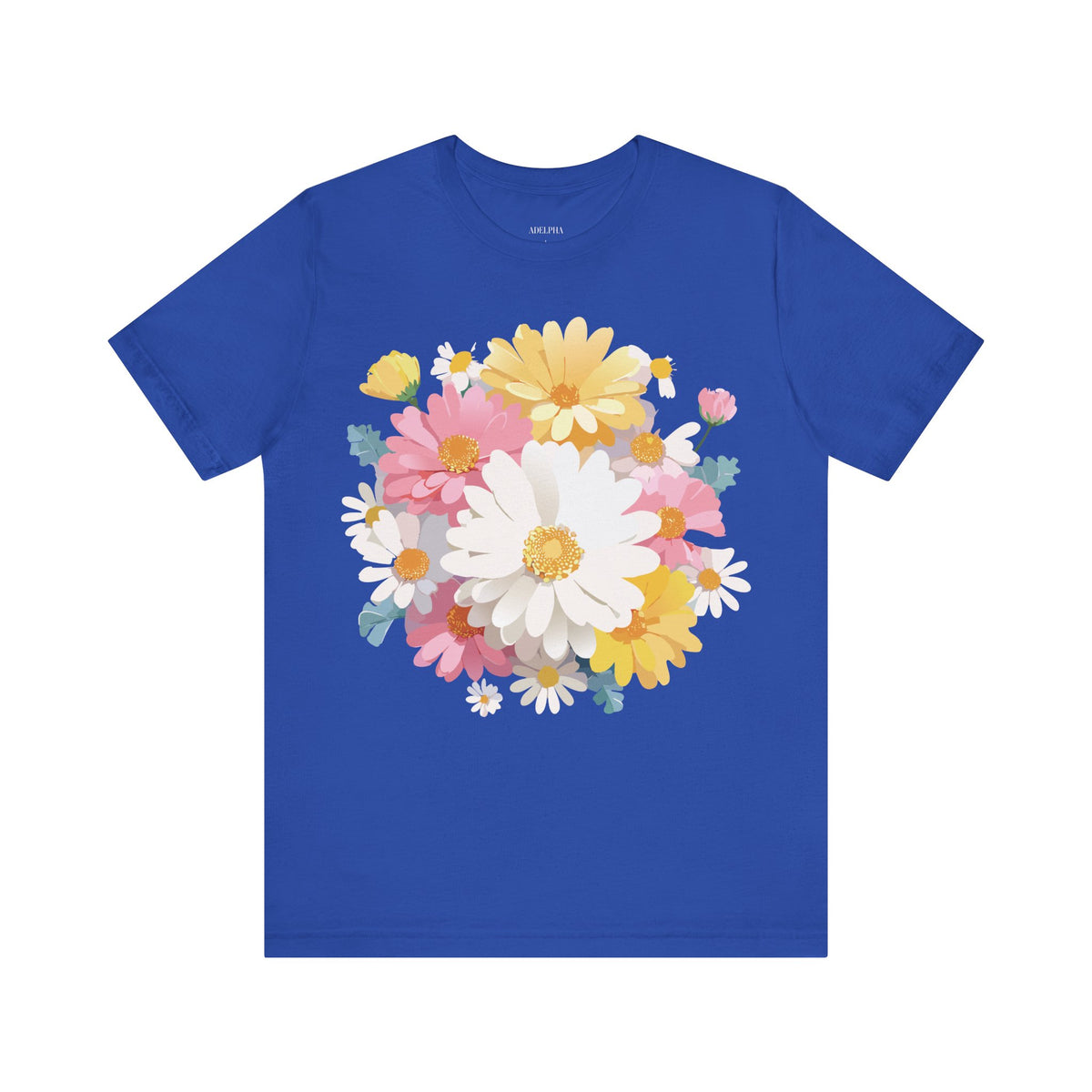 Floral Graphic Tee Shirt - Bella+Canvas Unisex 100 Cotton 33