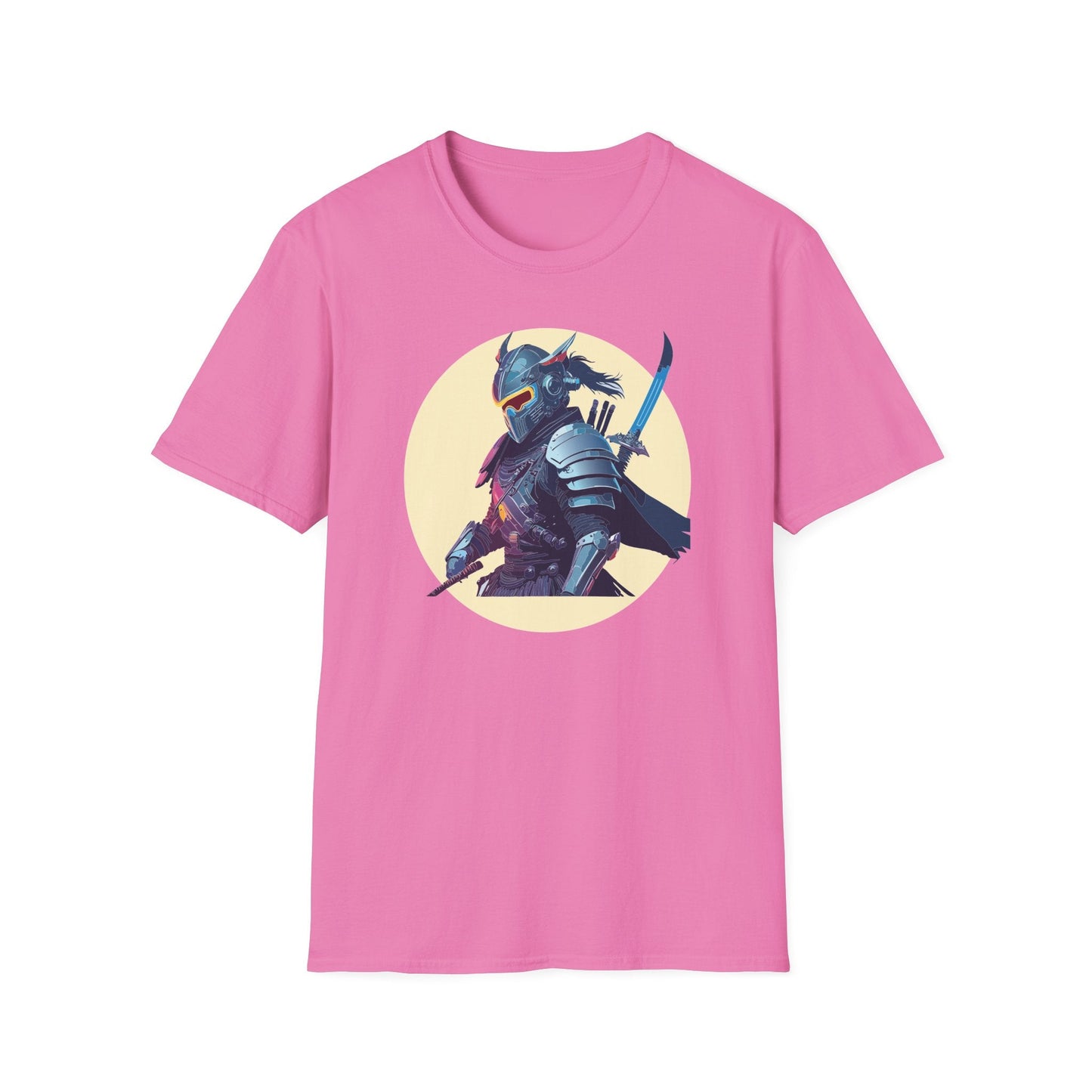 Samurai Shirt Unisex Softstyle Short Sleeve T Shirt Gildan 64000 Breathable Comfort Wear