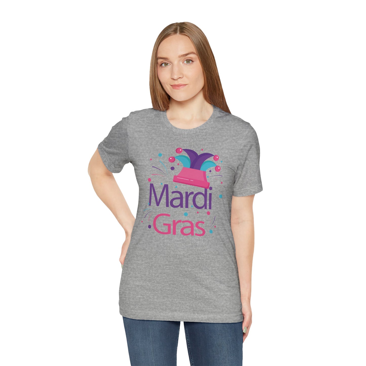 Tee-shirt en coton unisexe pour Mardi Gras