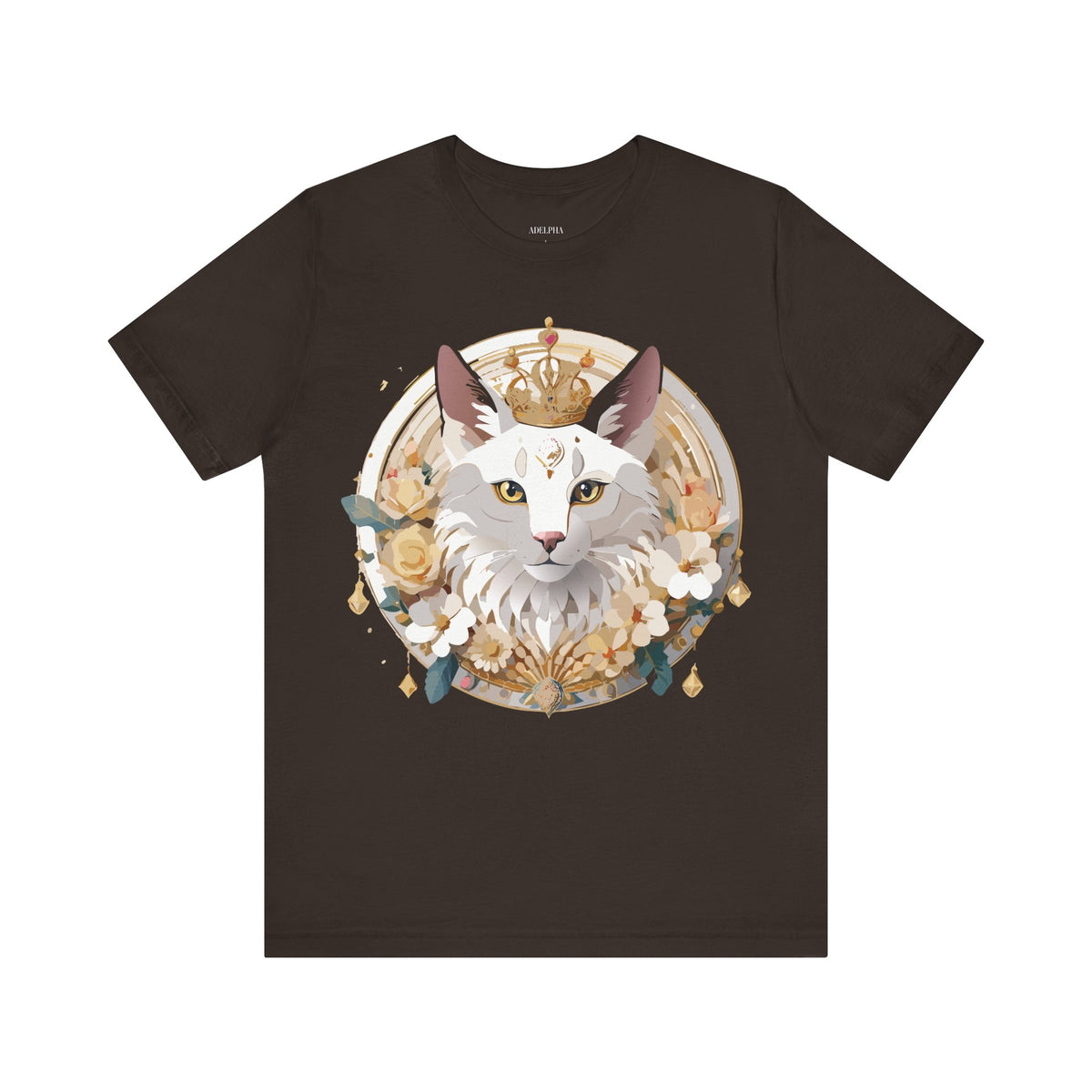 Medallion Graphic Unisex Cotton Bella+Canvas Tee with Art Design d63