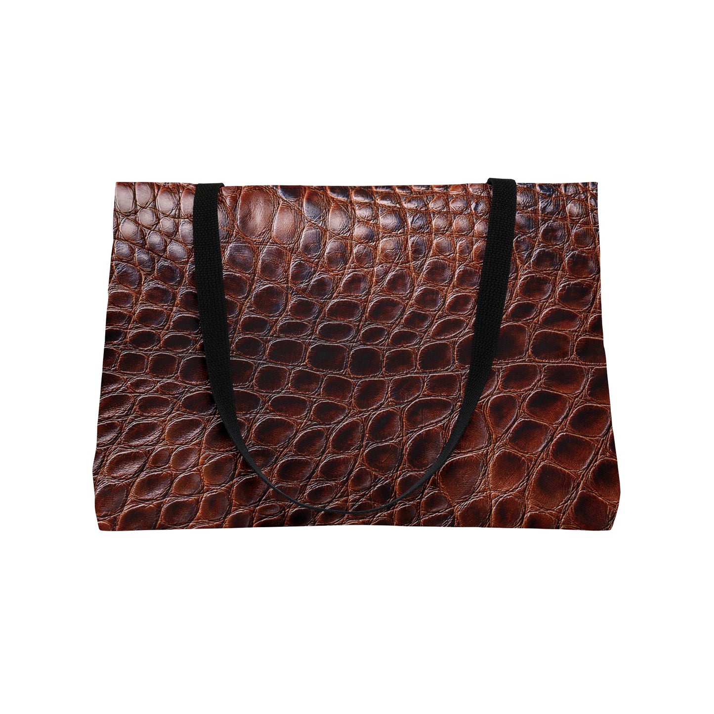 Leather Print Big Bag High-Quality 100% Spun Poly 24x13 Canvas Art Bag L-12