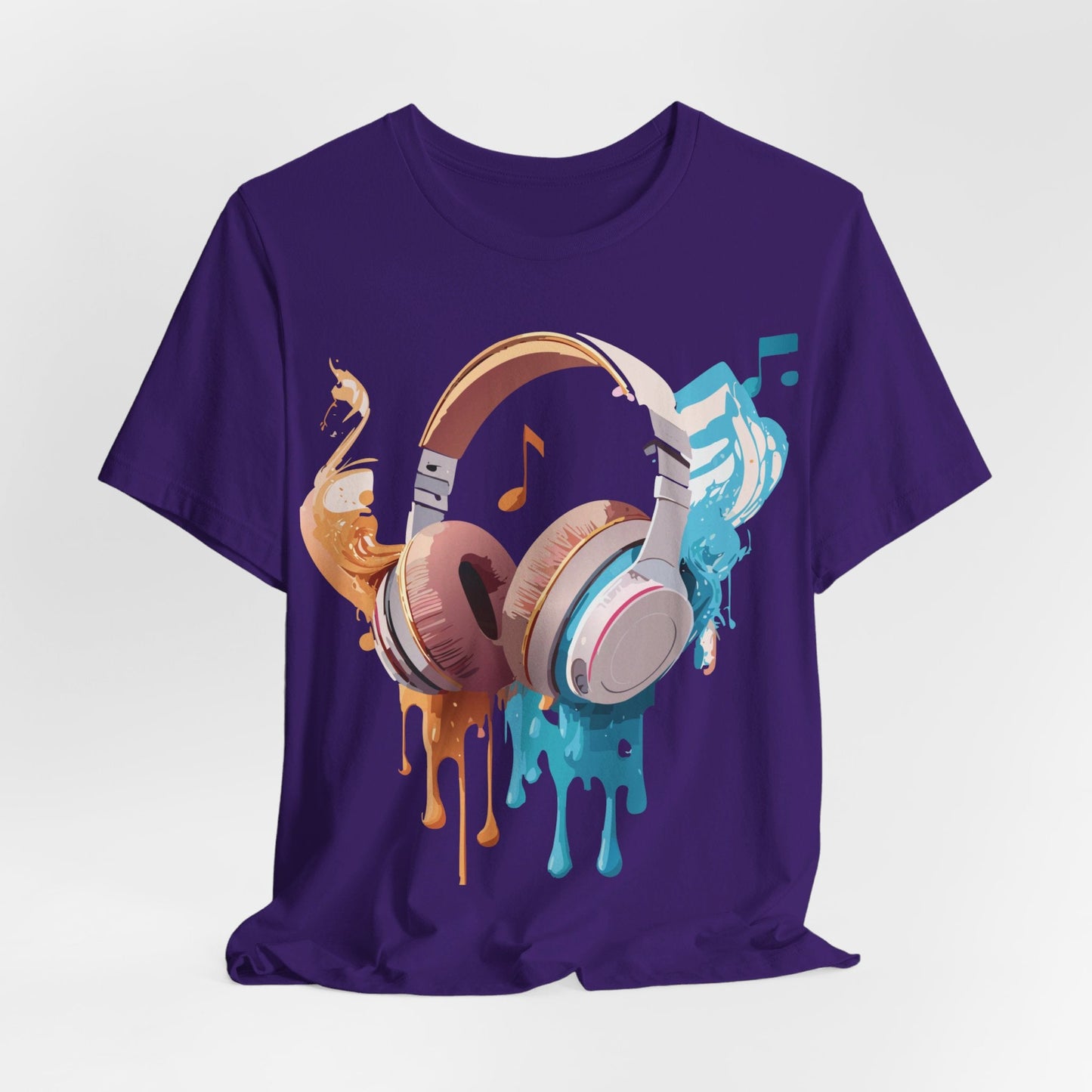 Music Graphic Unisex 100 Cotton Vintage Art with Musical Elements Tee 99