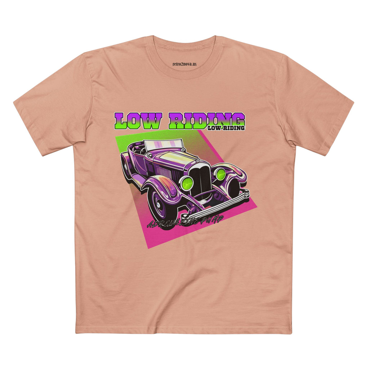 Retro Car Vintage Graphic Tee Staple Unisex 100 Cotton Tee Shirt - RC-9