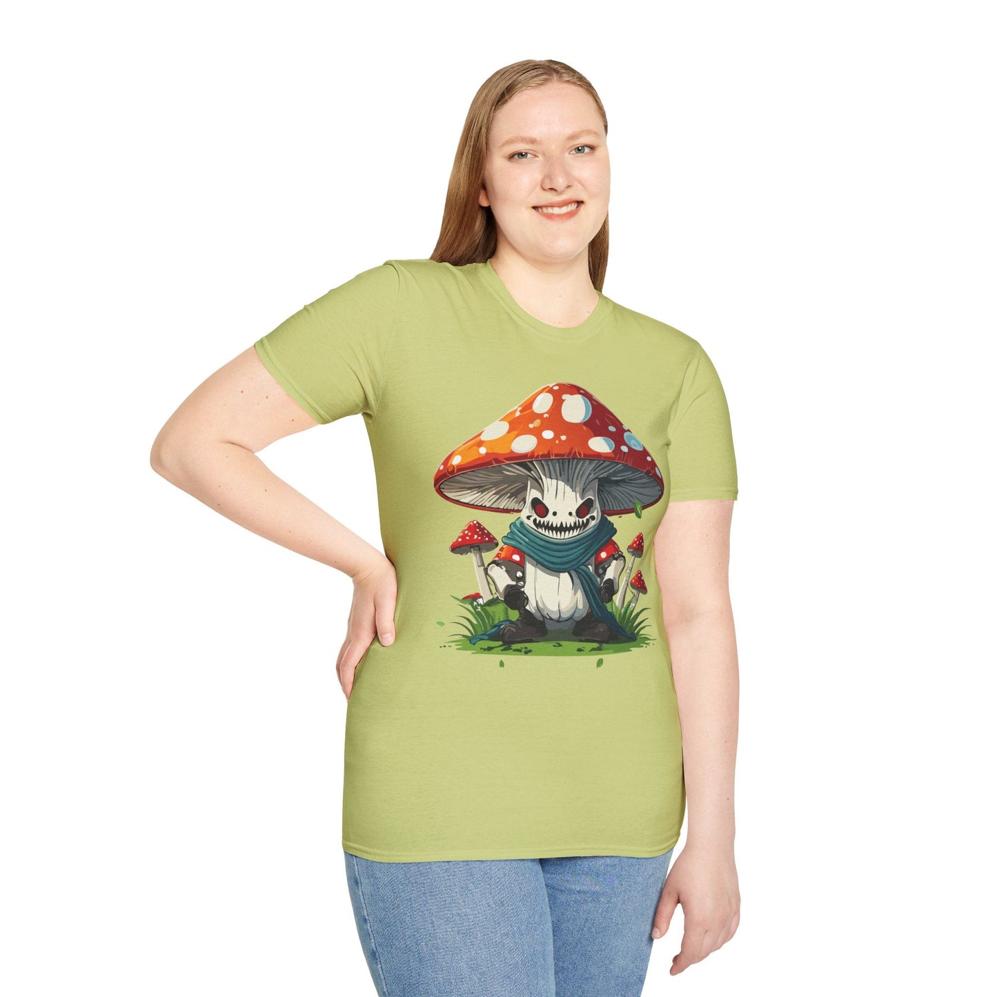 Unisex Mashroom T Shirt Funny Fungus Inspired Design Gildan Softstyle 64000 Tee Shirt