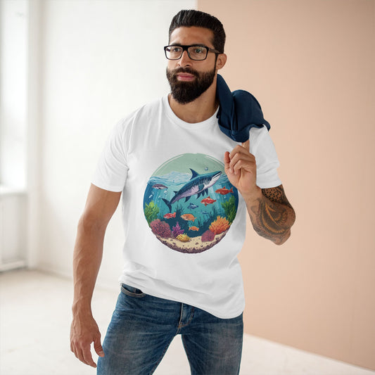 Ocean Shirt Ocean Pacific OP17 Unisex Premium Cotton Staple Tee With Original Art Design