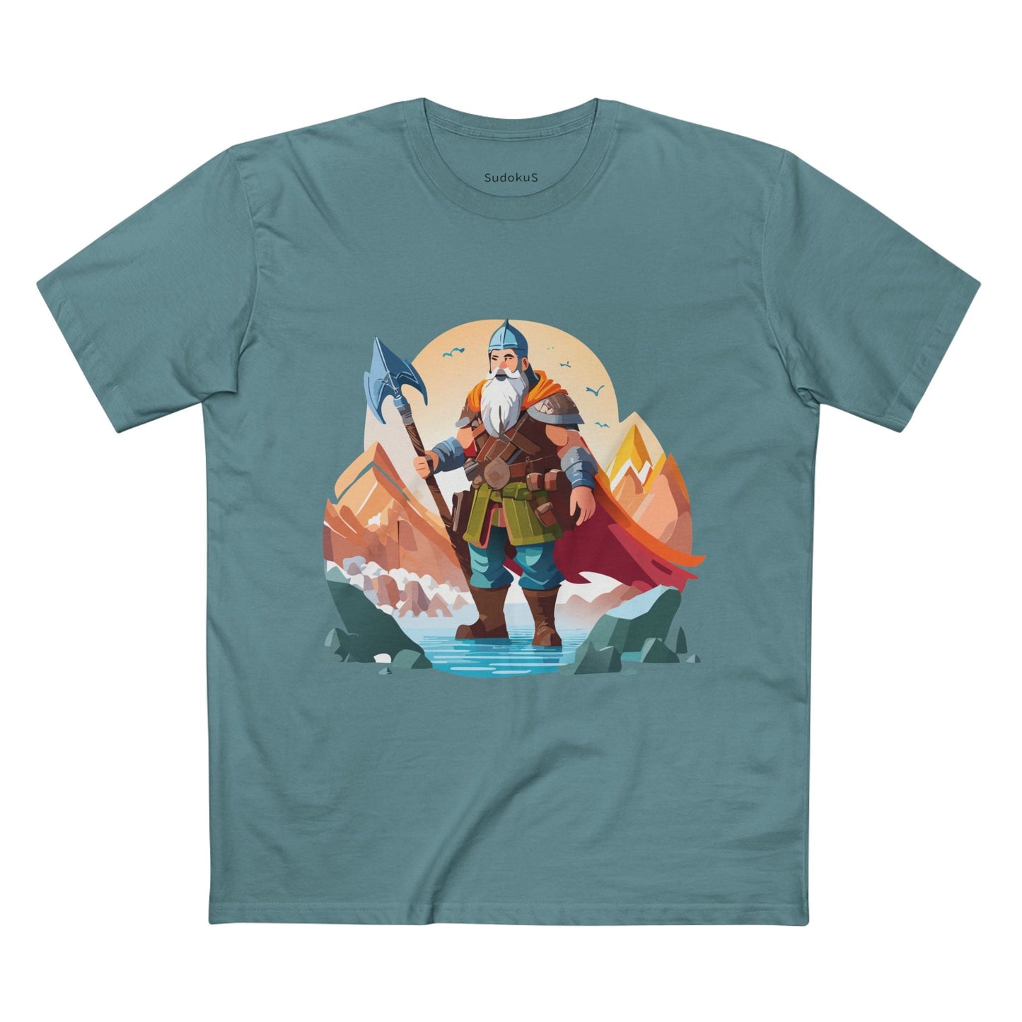 Viking Graphic Unisex 100 Cotton Staple Tee 25
