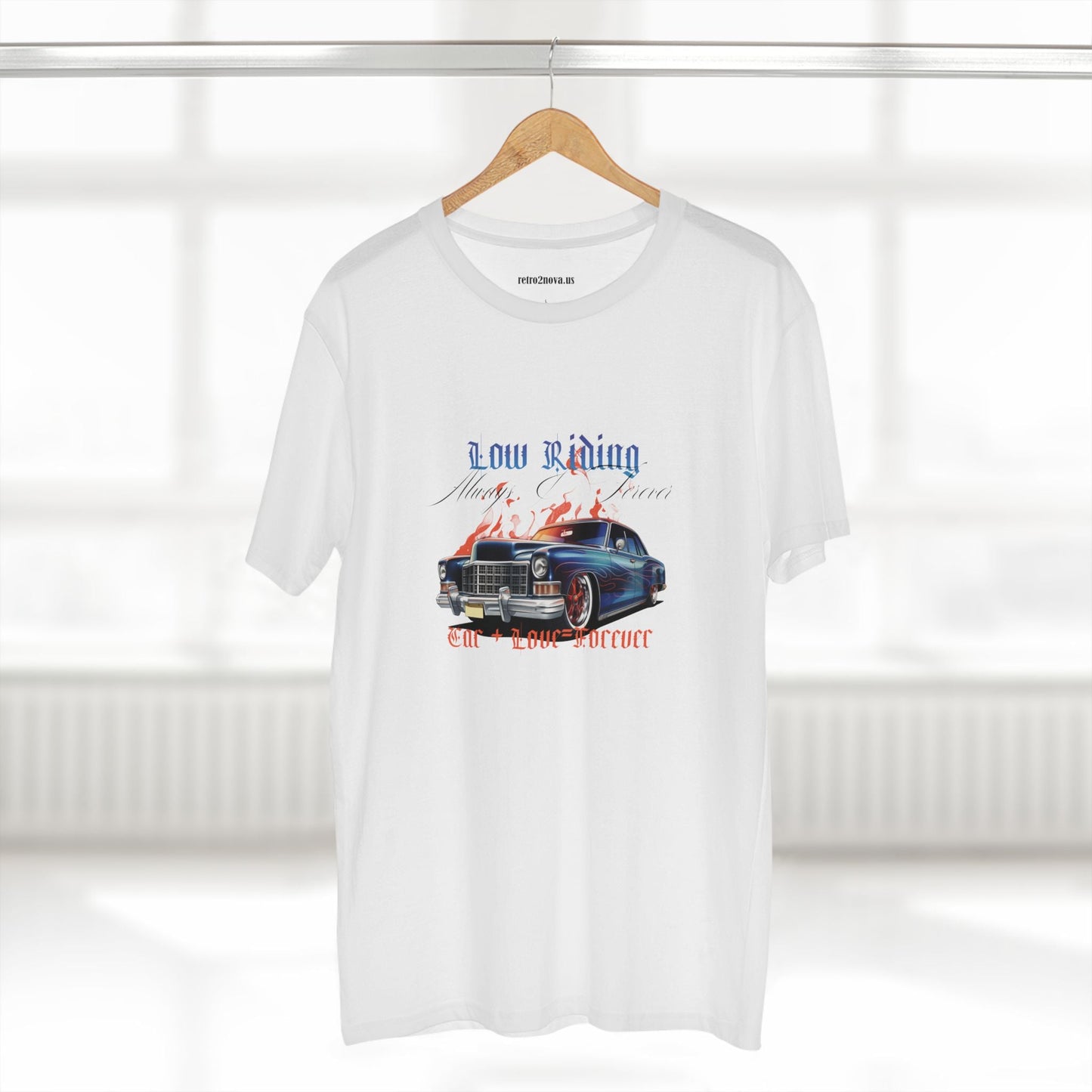 Retro Car Shirt RC28 Vintage Car Tee Unisex Premium Cotton With Original Art Design