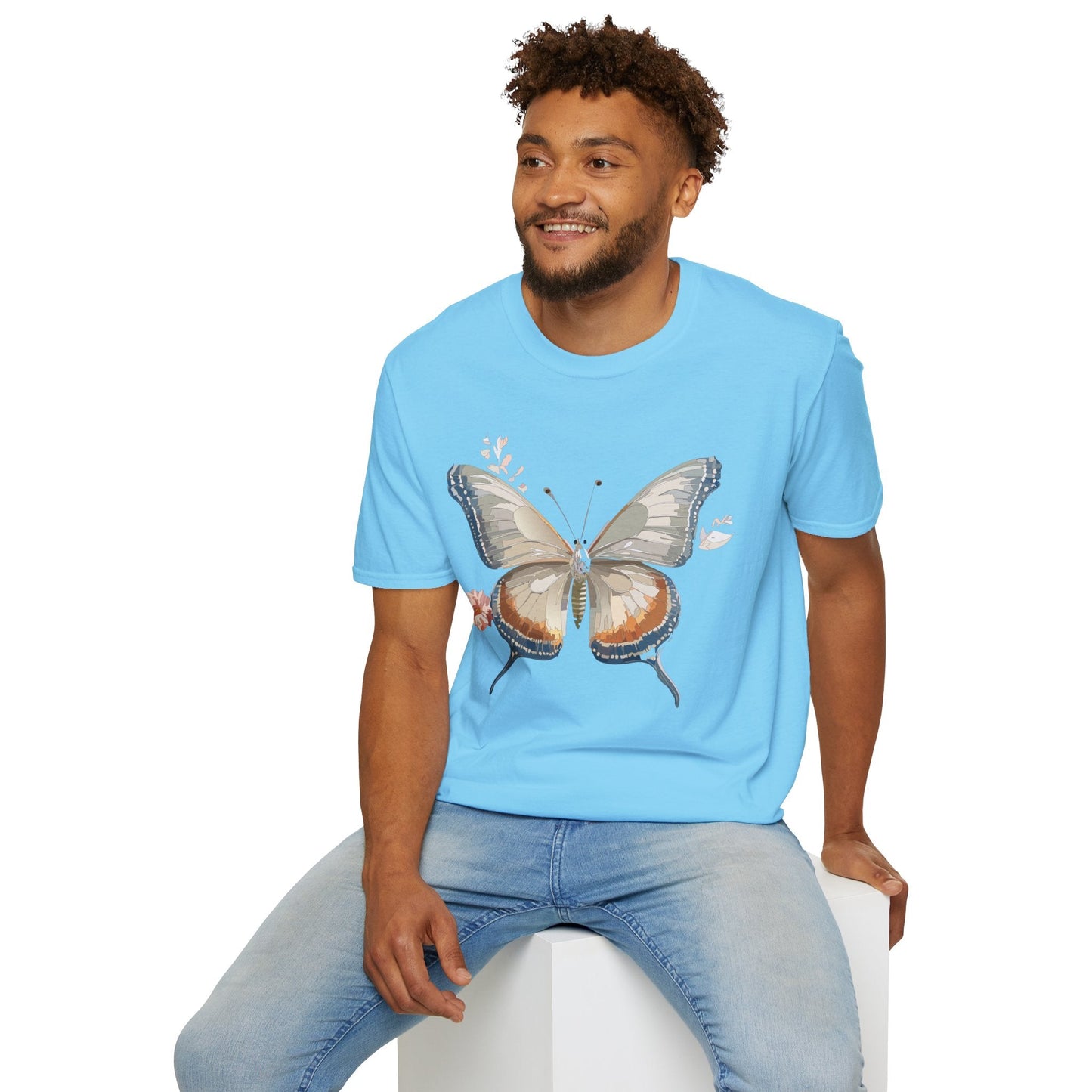 Butterfly Shirt Unisex Softstyle T Shirt Gildan 64000 Monarch Butterfly Tee Everyday Comfort