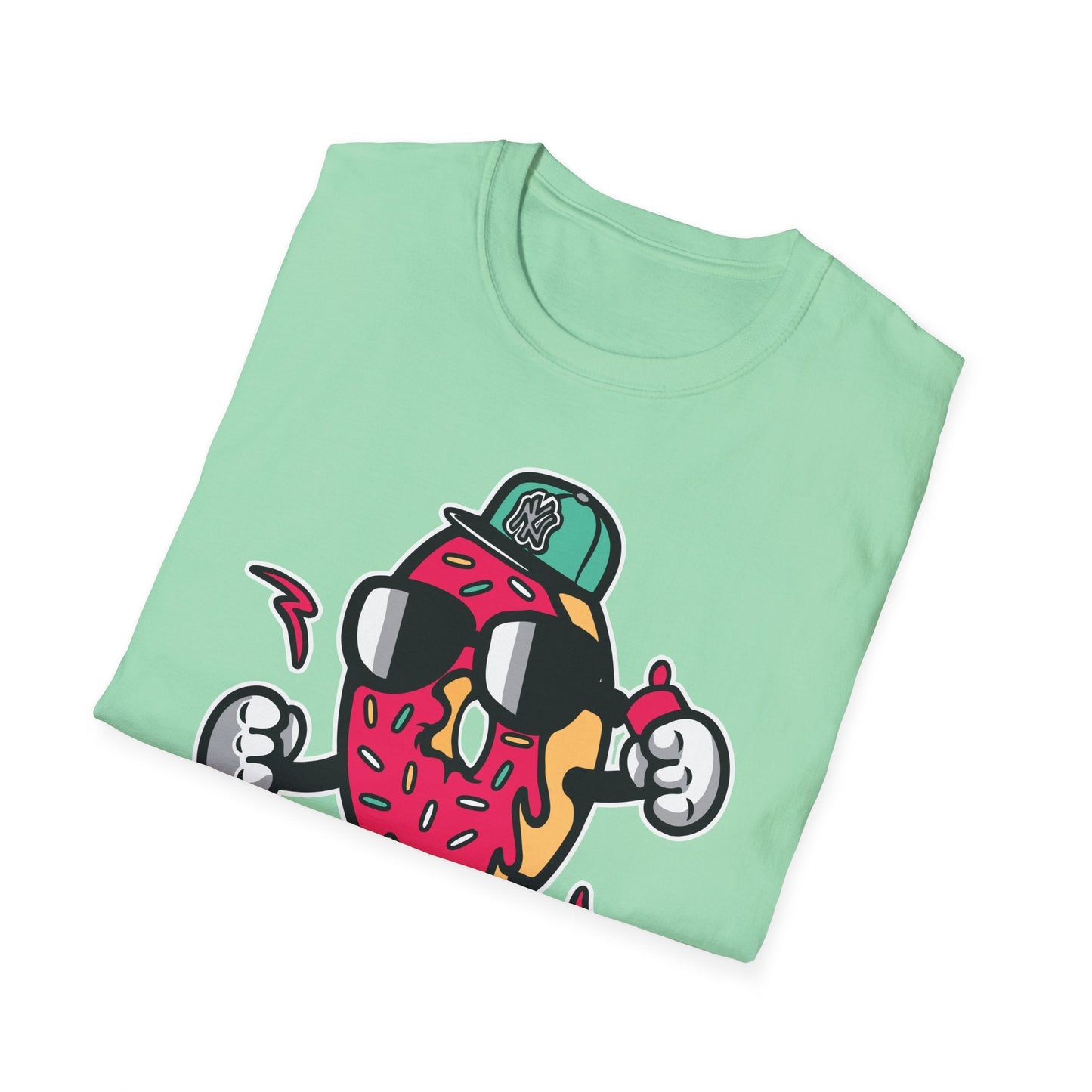 Cartoon T Shirt Animation Tee Funny Art Graphic Shirt Unisex Gildan Softstyle 64000