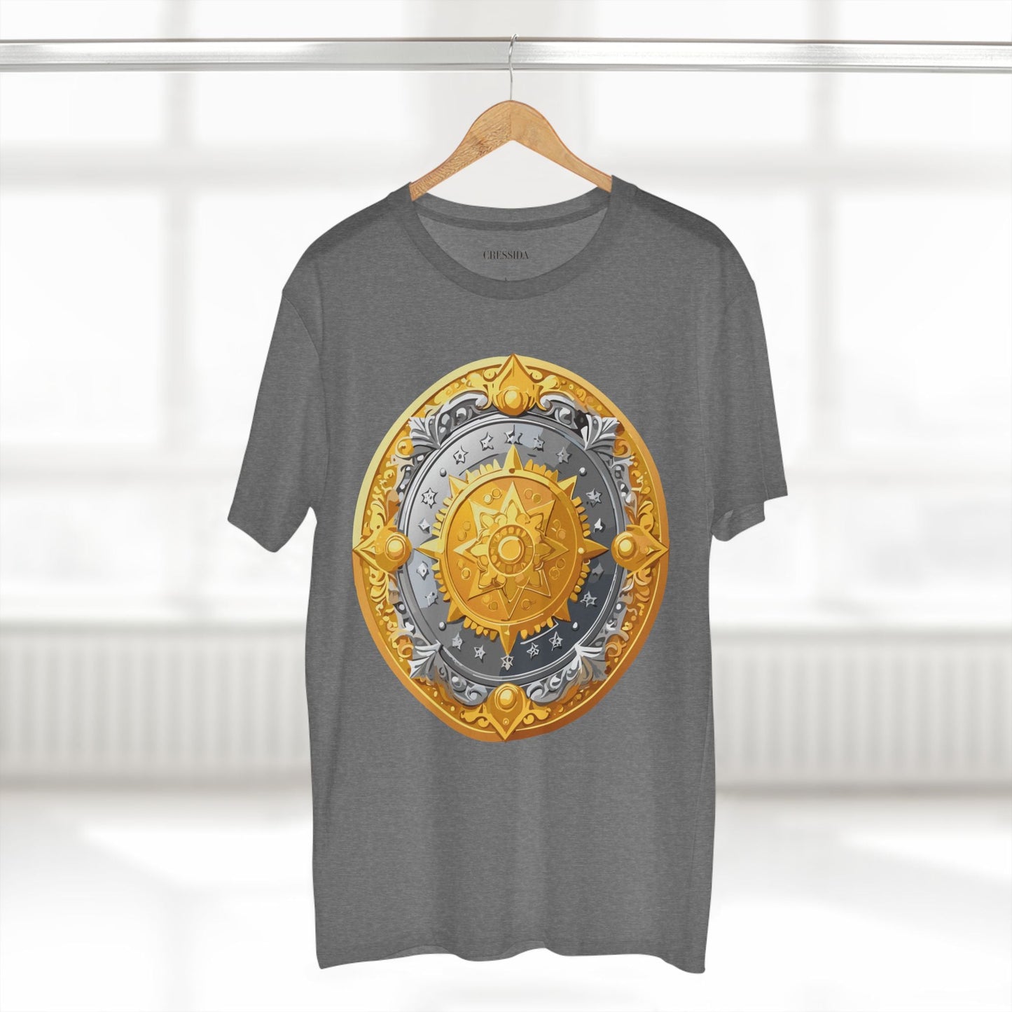 Antique Gold Coin Graphic Design T-Shirt Unisex 100 Cotton With Golden Print Artwork Tee 23