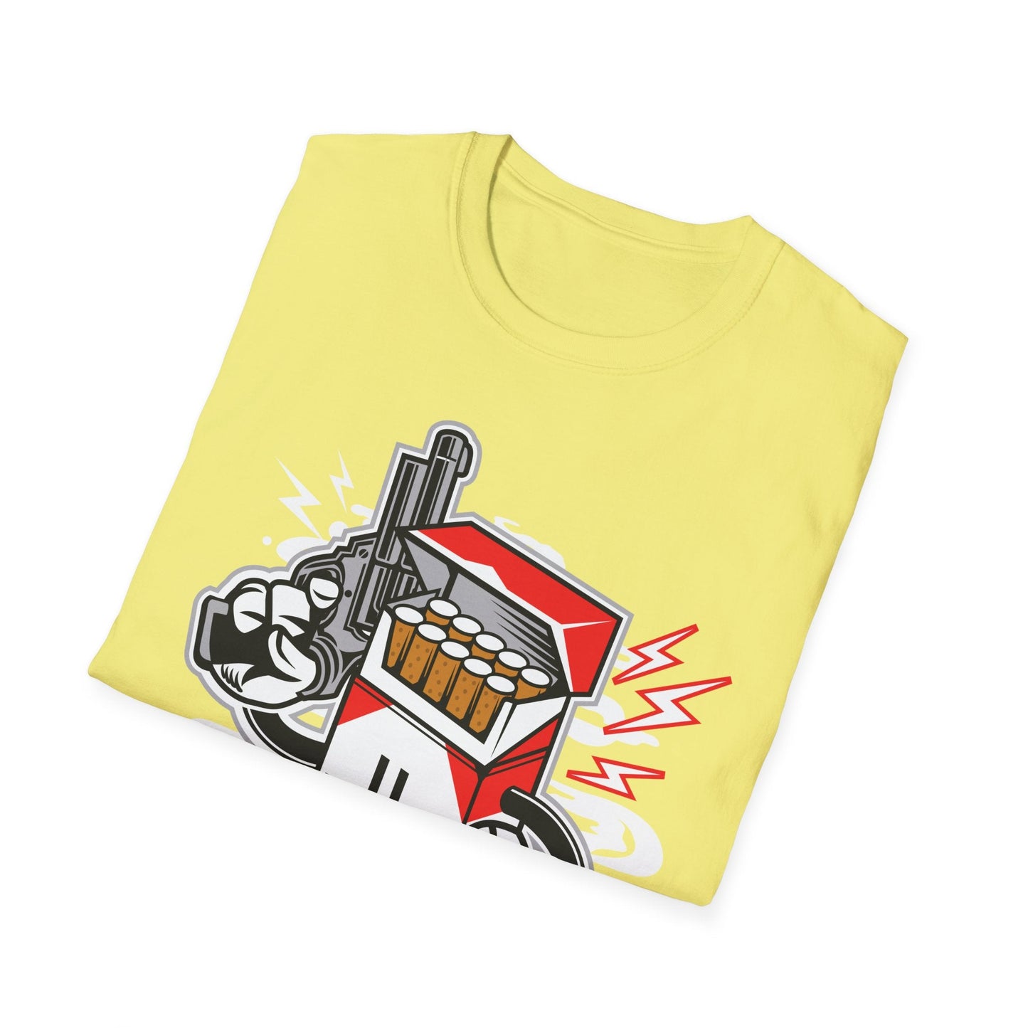 Cartoon T Shirt Animation Tee Funny Unisex Gildan Softstyle 64000 100 Percent Ring Spun Cotton