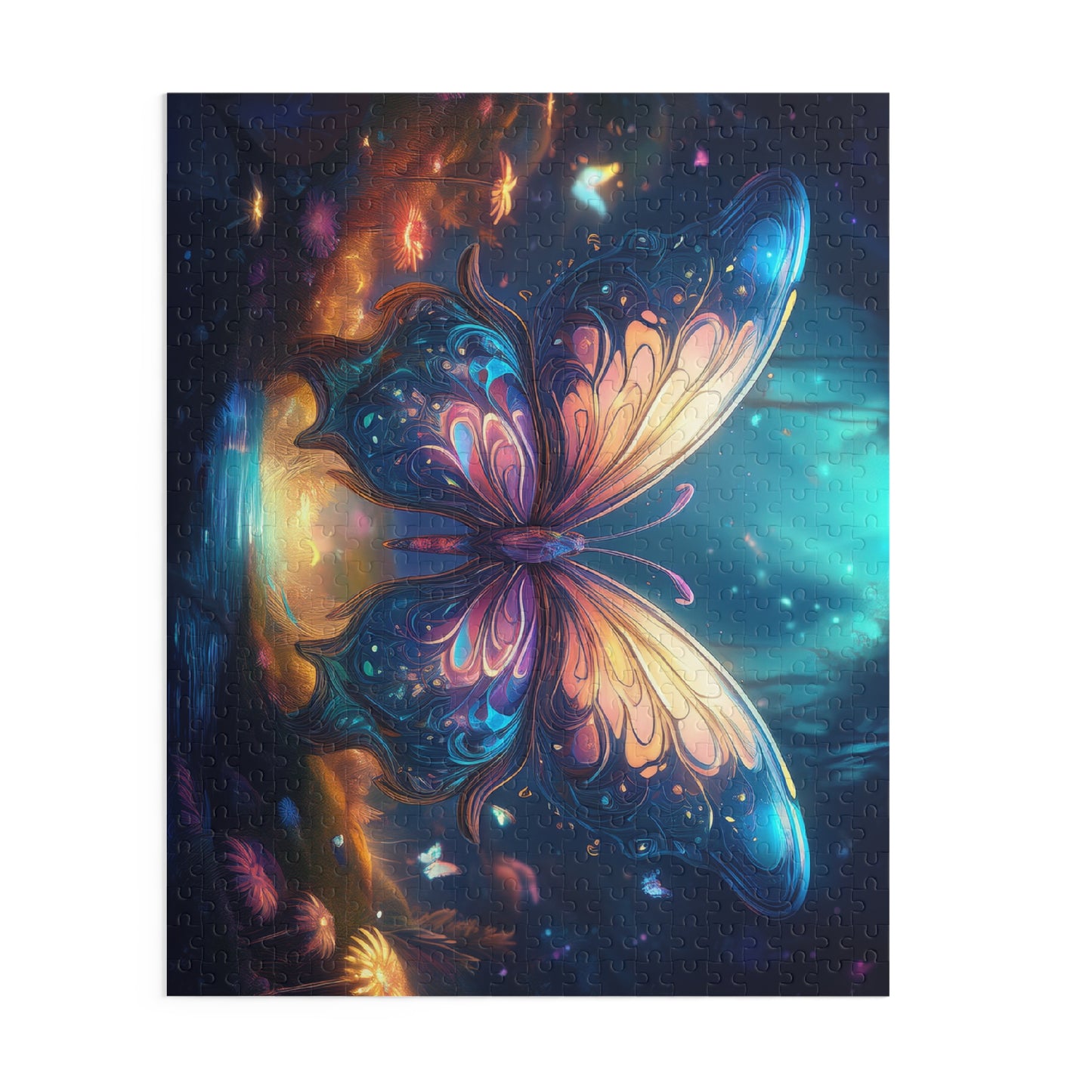 Butterfly Puzzle 500-Chipboard Pieces in Box | Kids Puzzles Size: 16" x 20",  Ages 9+ and Family pn2