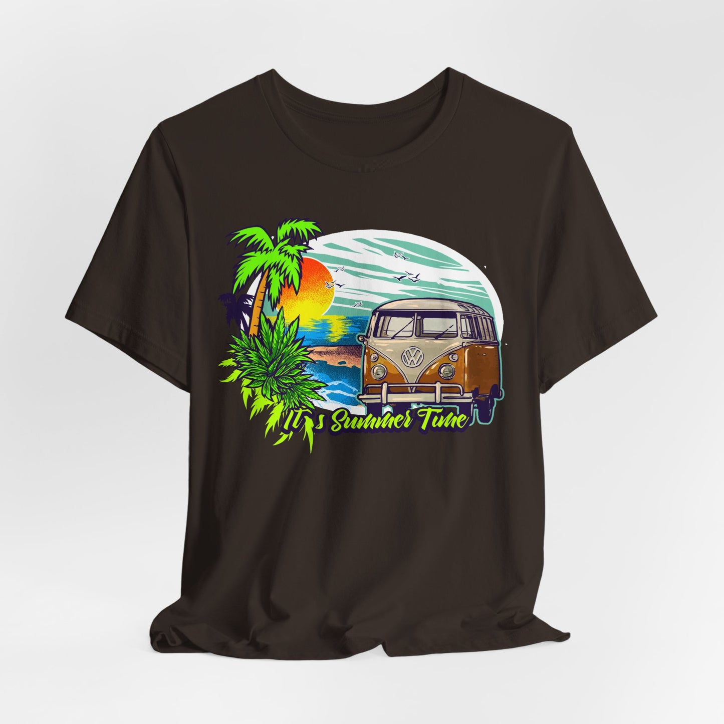 Old Bus Retro Poster Graphic Design Tee, Old Bus Shirt, Vintage Tees, Art Design T-Shirt, Graphic Tee, Retro Art Shirts