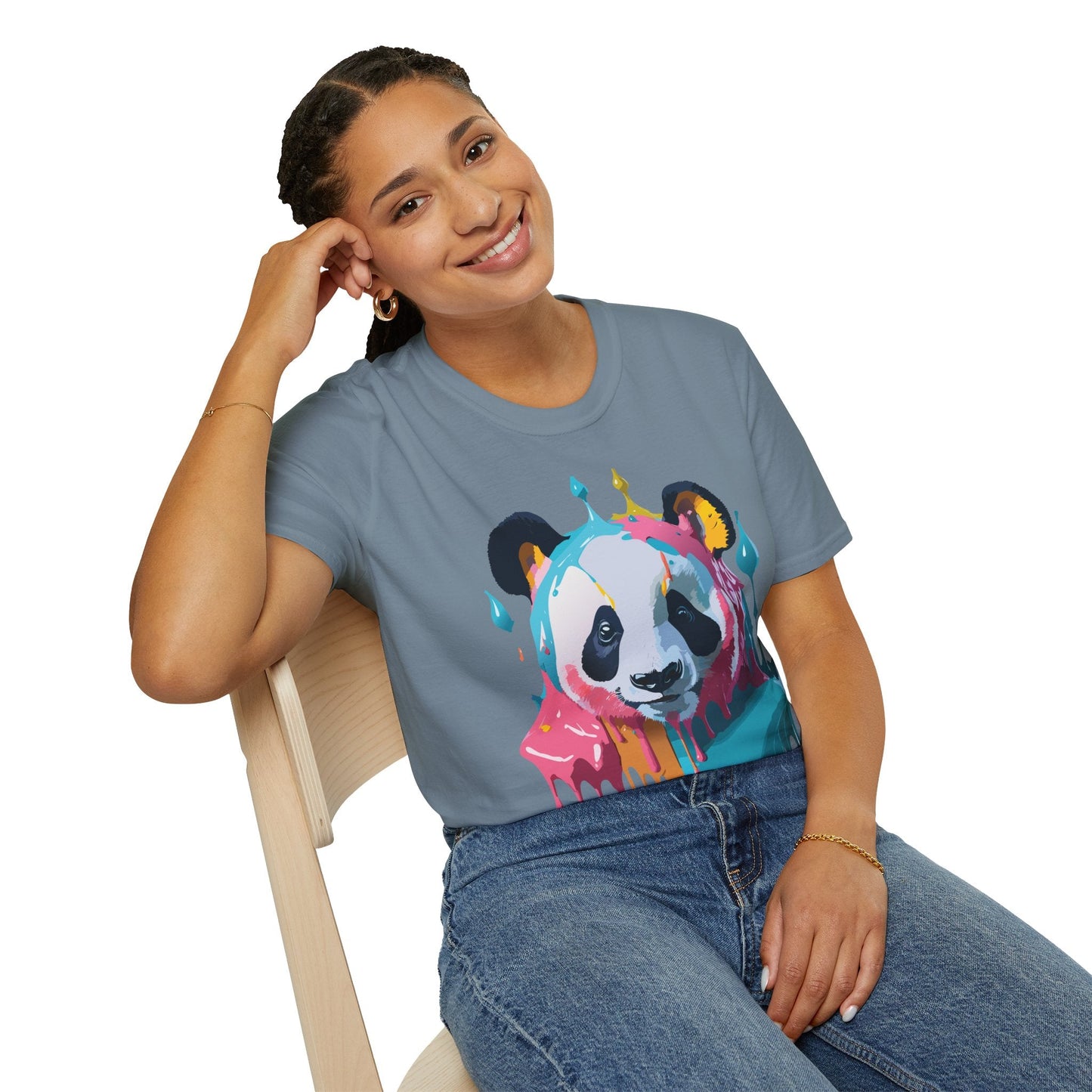 Panda Shirt Unisex T Shirt Panda Lover Gift Gildan Softstyle Tee 100 Percent Cotton