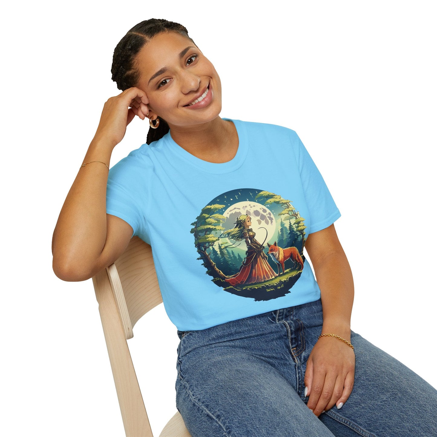 Womens Graphic T Shirt Art Design Tee Softstyle 64000 Gildan Unisex Cotton Comfort Tee