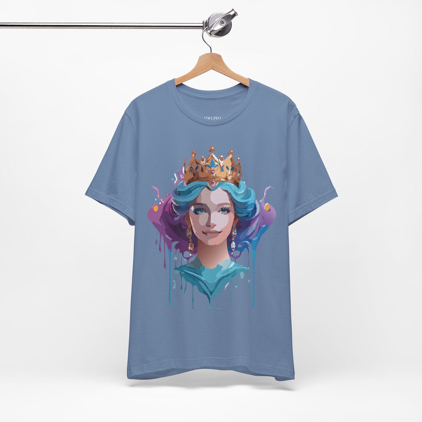 Queen Woman Portrait Graphic Unisex 100 Cotton Vintage Artwork Tee 1