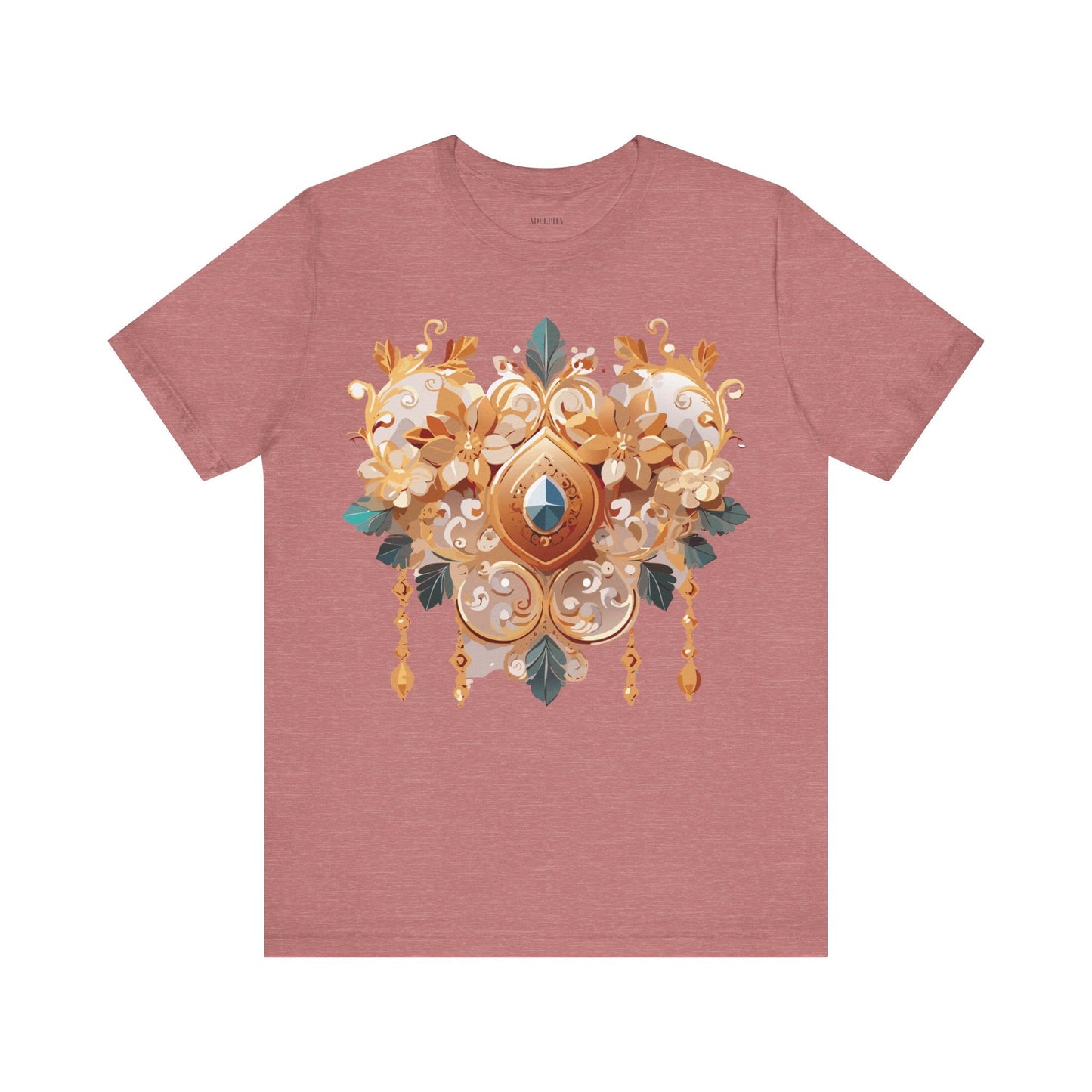 Jewelry Graphic Unisex 100 Cotton Vintage Treasure Art T-Shirt 34