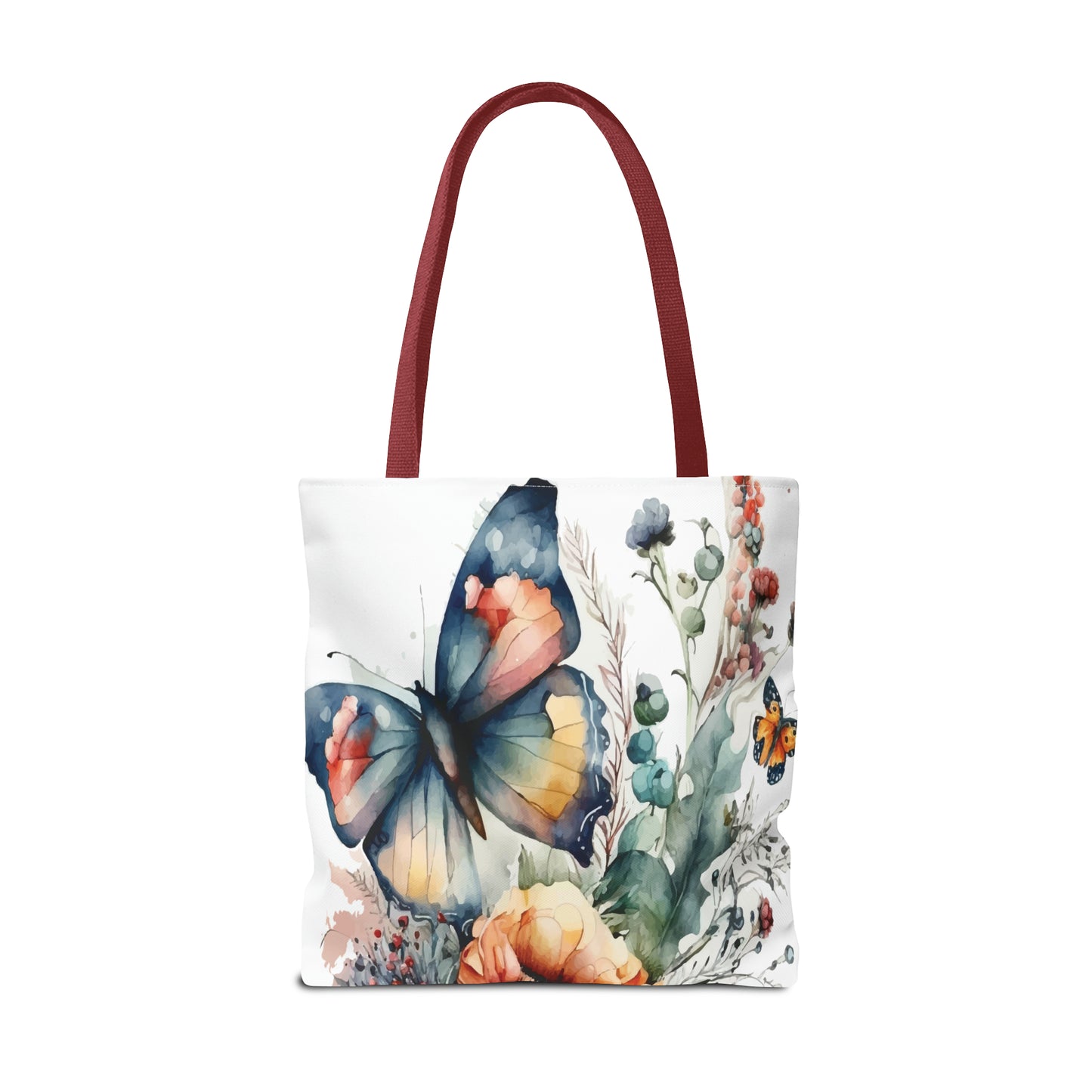 Canvas Bag with Butterfly Prints