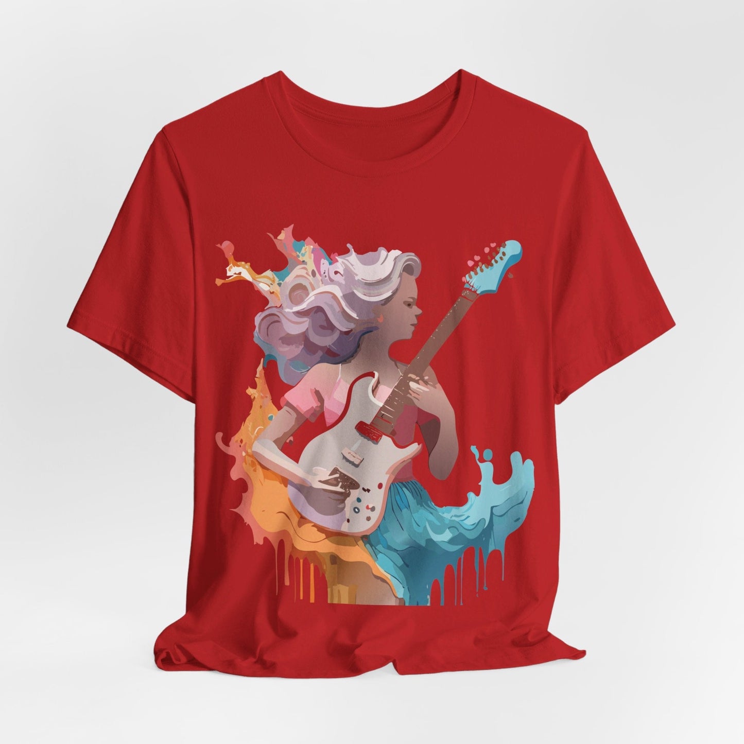 Adelpha Vintage Music Graphic Tee Unisex Short Sleeve Jersey Shirt for Everyday Wear