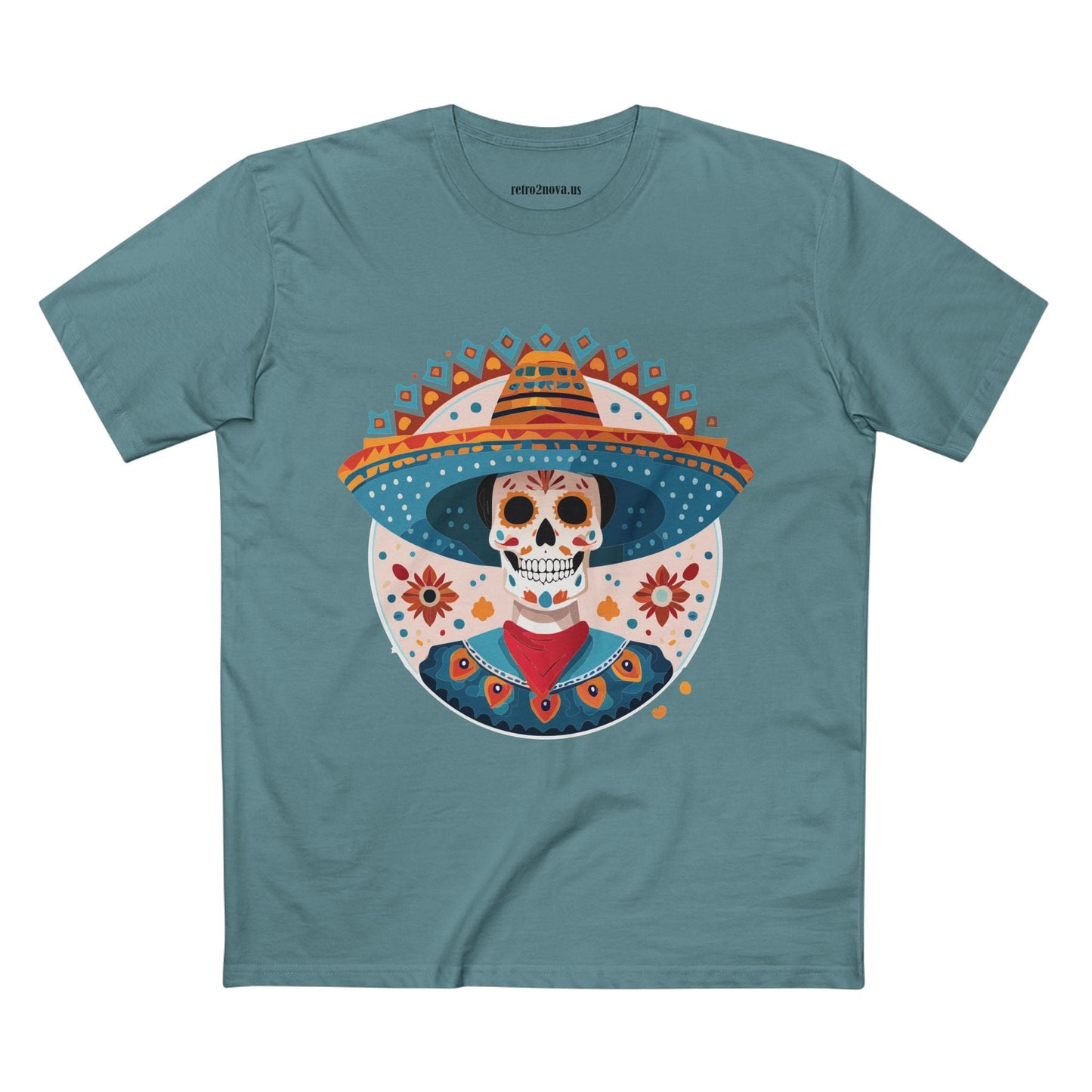 Skull Graphic Tee Unisex Premium Cotton Staple Tee With Original Art Design By Retro2Nova