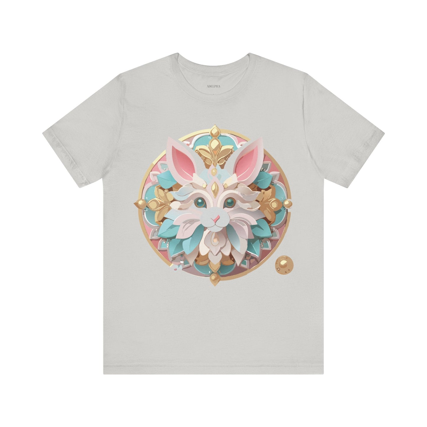 Medallion Graphic Unisex 100 Cotton Vintage Animal Medal Artwork Tee 88