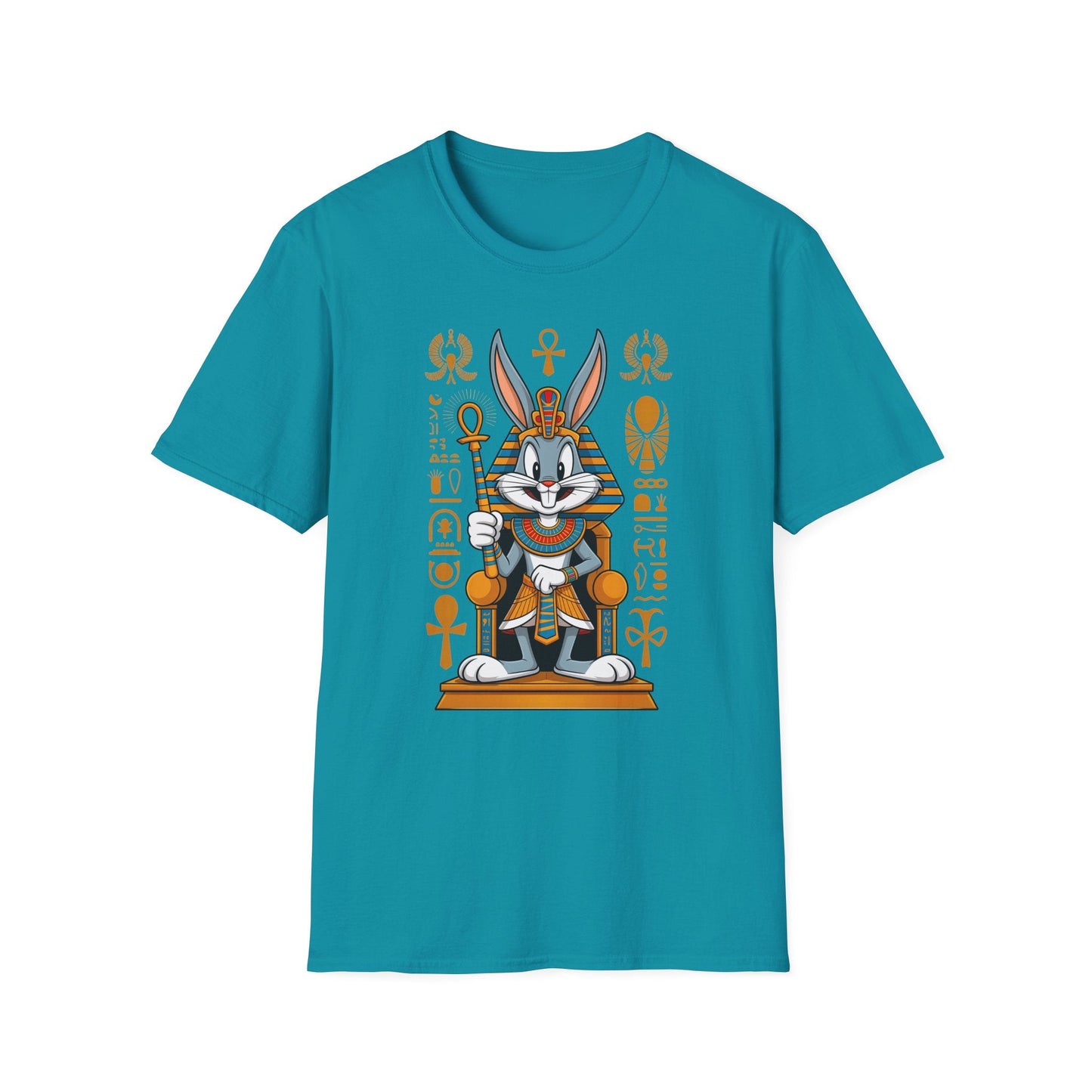Bugs Bunny T Shirt Unisex Softstyle 64000 Cartoon Animation Tee Ring Spun Cotton