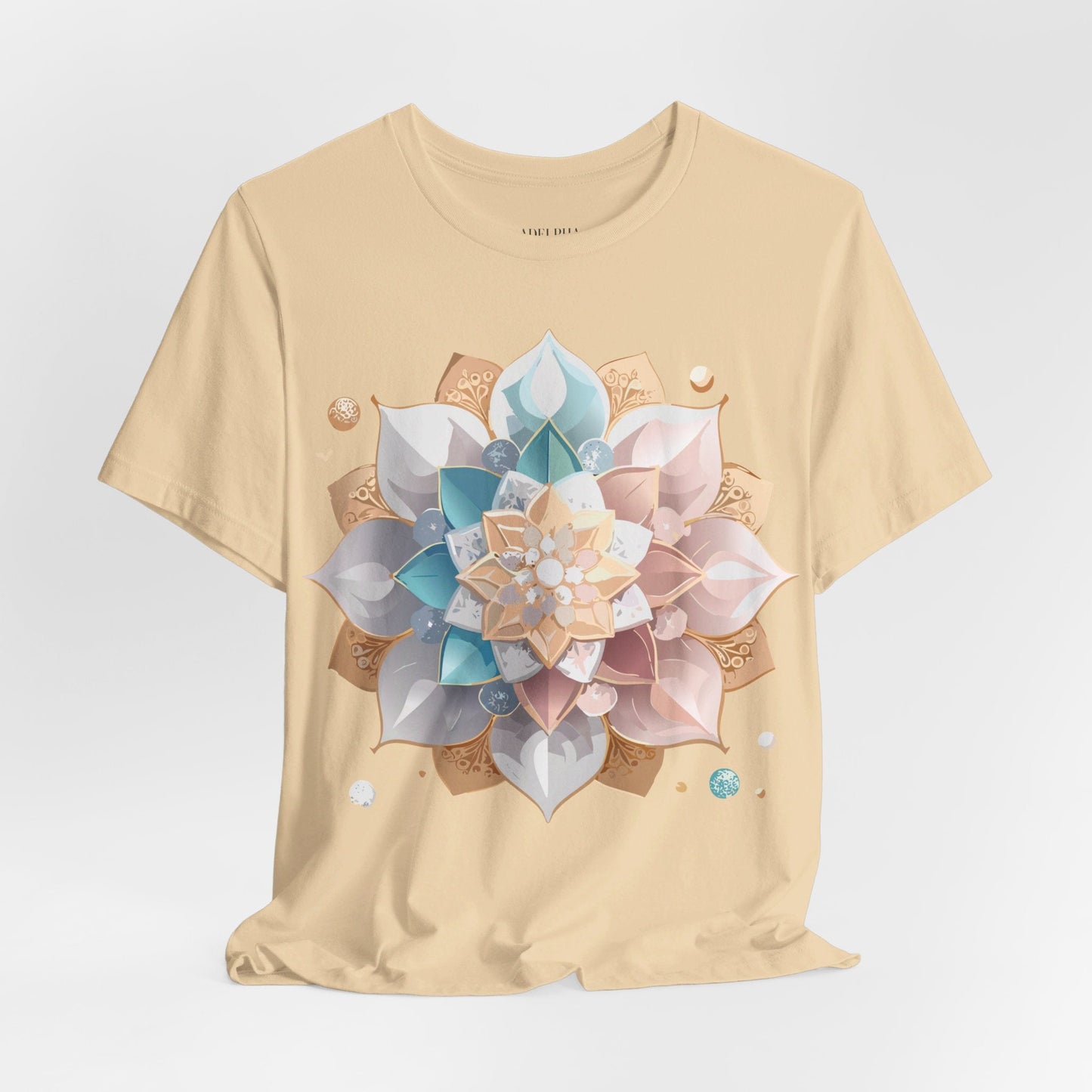 Adelpha Mandala Graphic Tee Unisex Jersey Short Sleeve Art Design Shirt Premium Comfort Wear